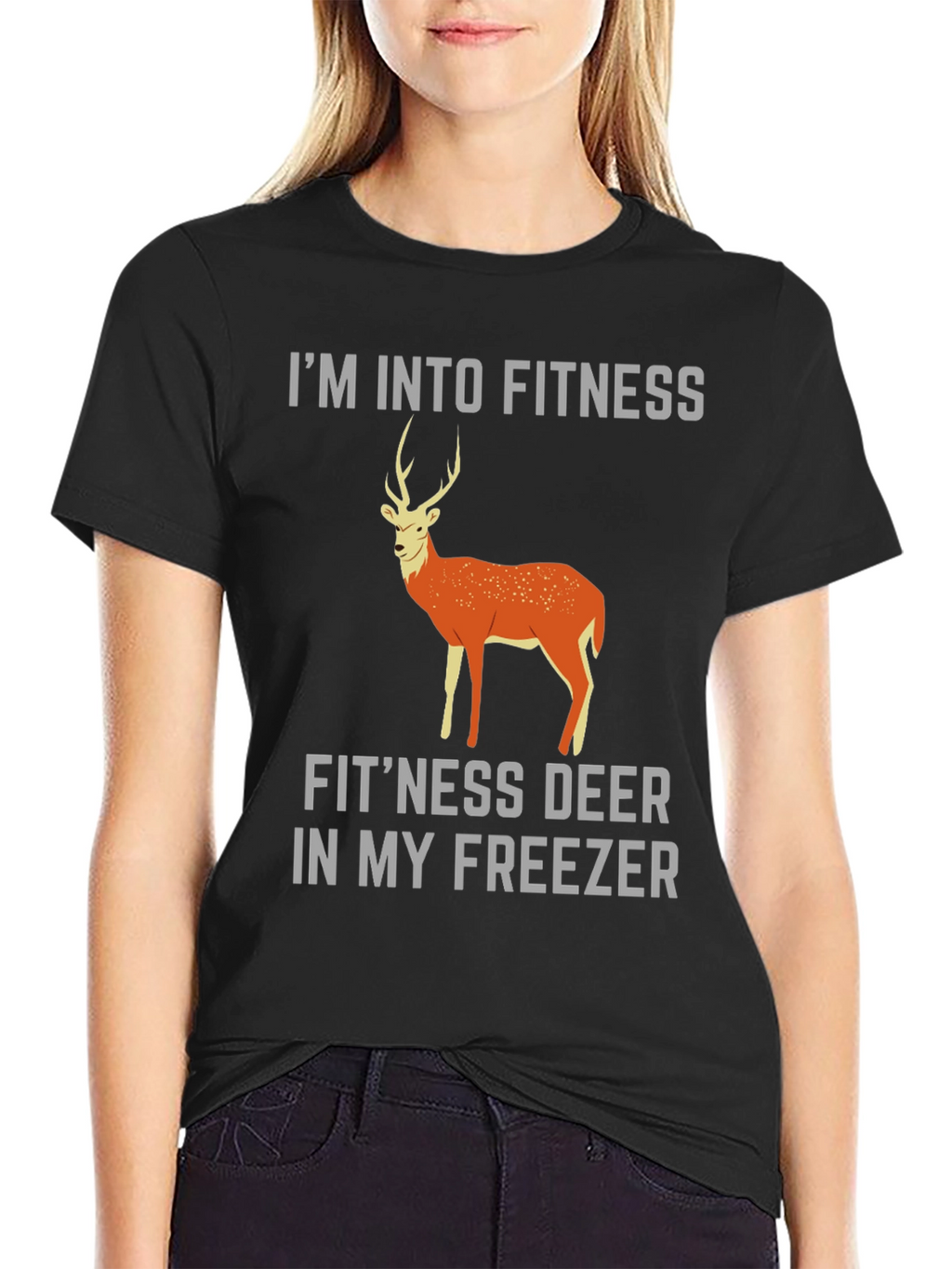 Im Into Fitness Fitness Deer T-Shirt
