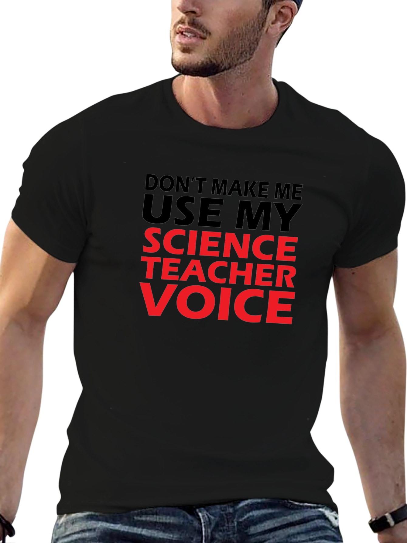 Science Teacher Voice Graphic Tee