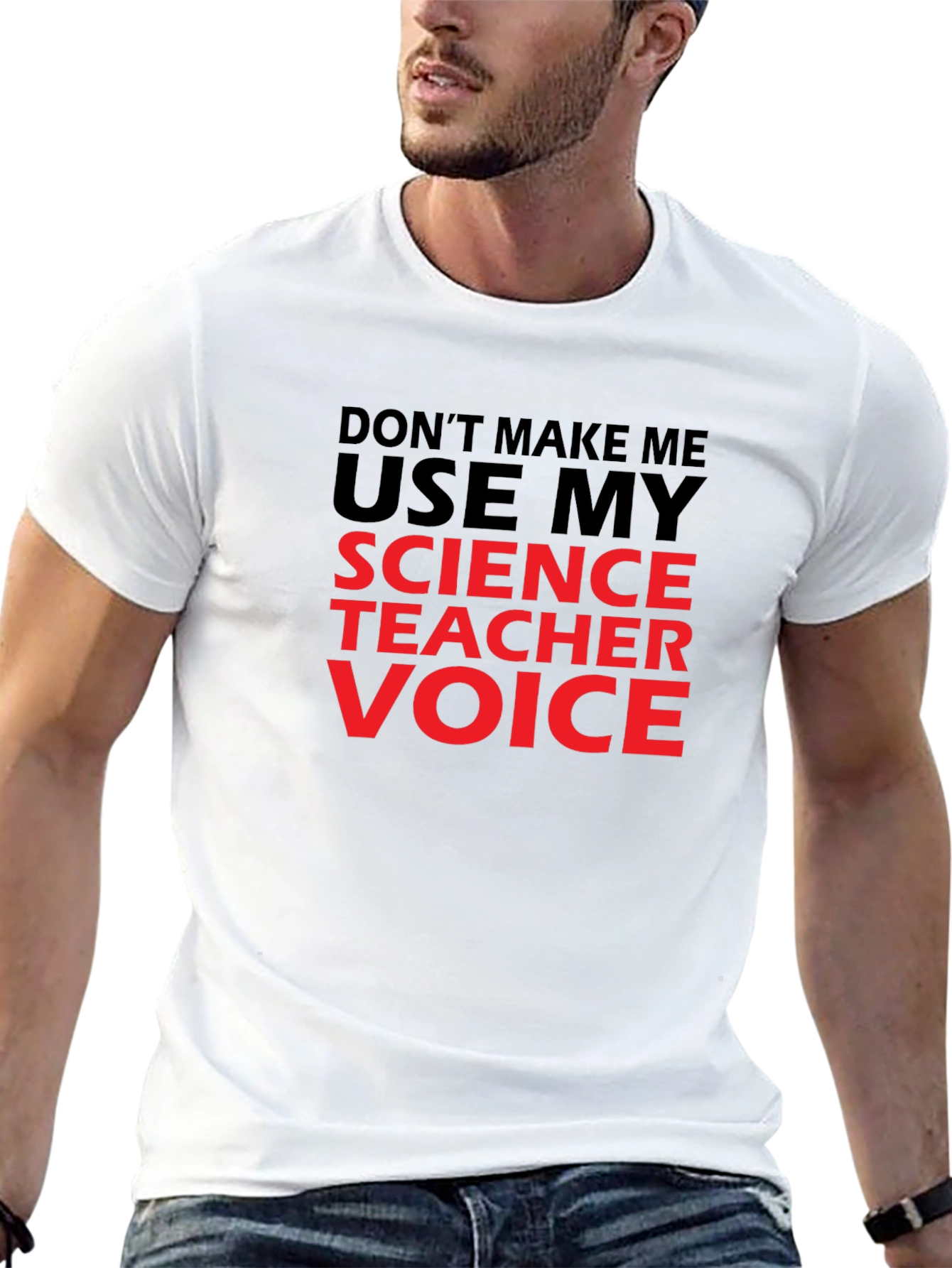 Science Teacher Voice Graphic Tee