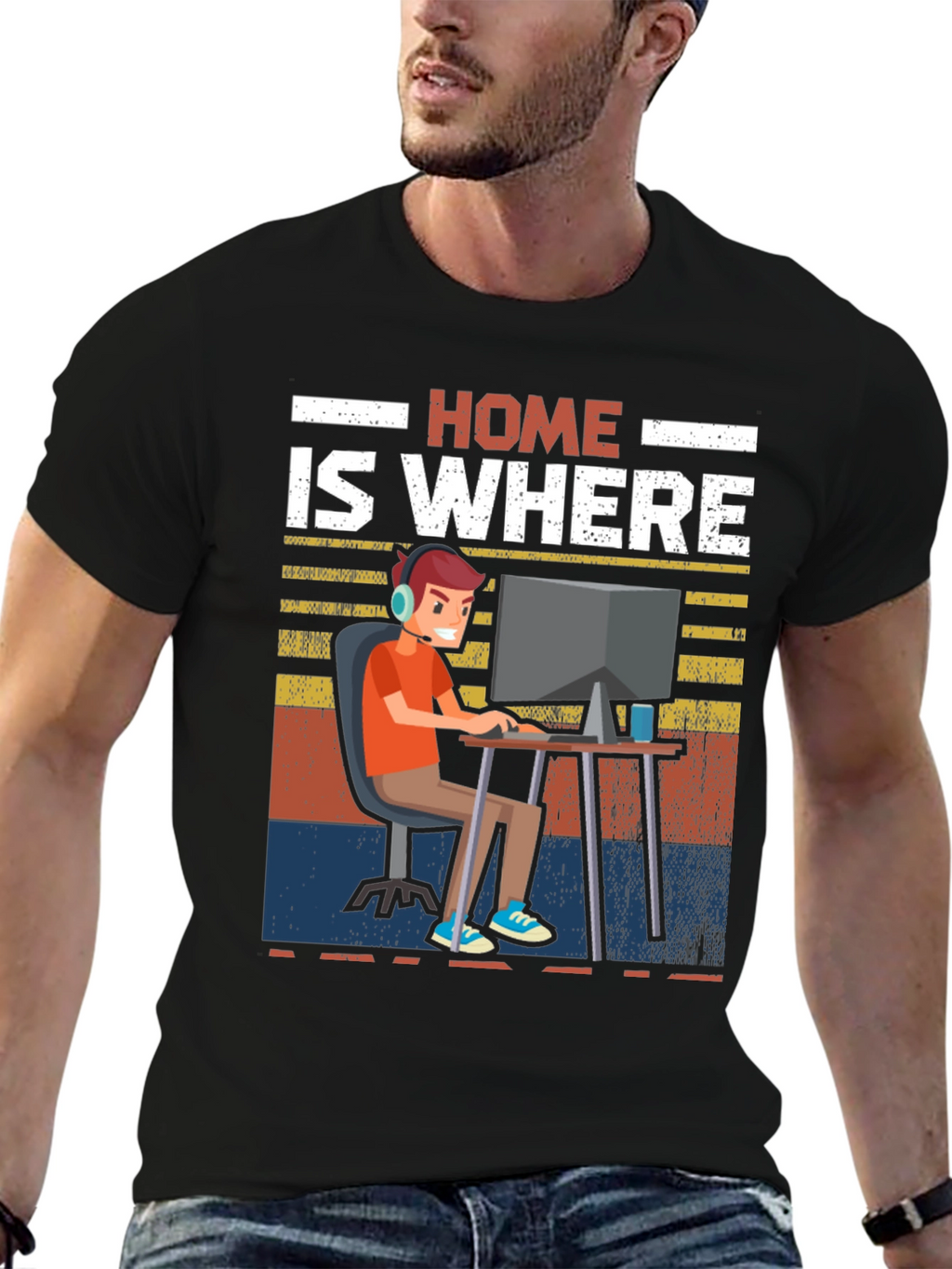 Home Is Where I Game T-Shirt