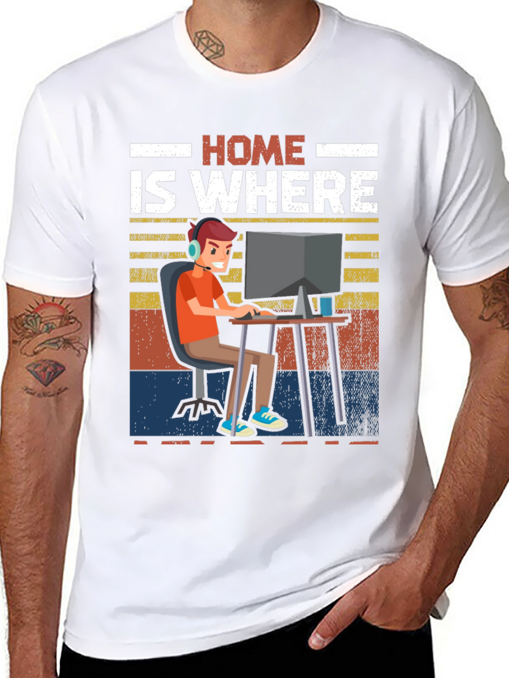 Home Is Where I Game T-Shirt