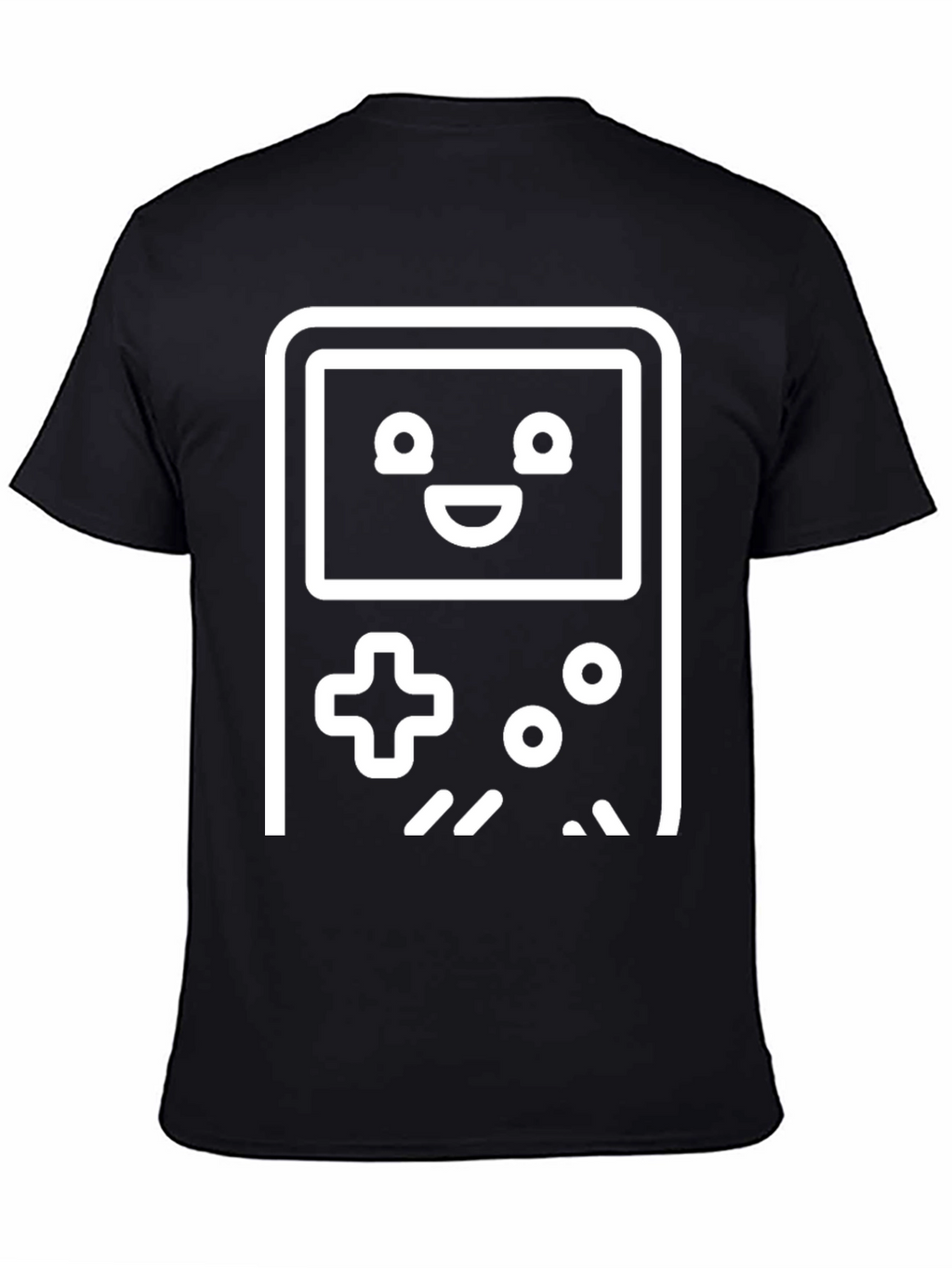 Retro Gamer Tee - Black Cotton Gaming T-Shirt
