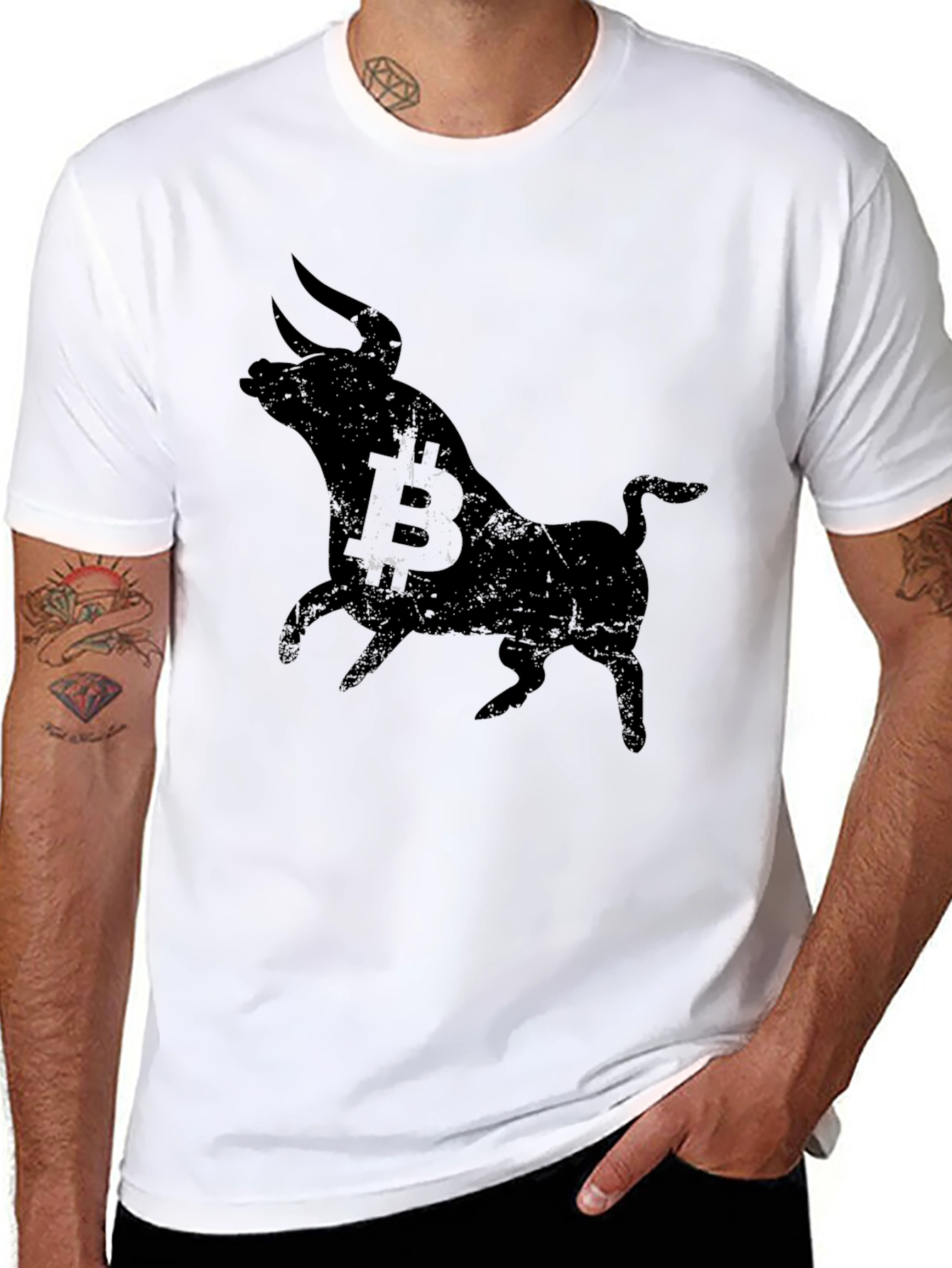 Bitcoin Bull T-Shirt - Crypto Investor Apparel