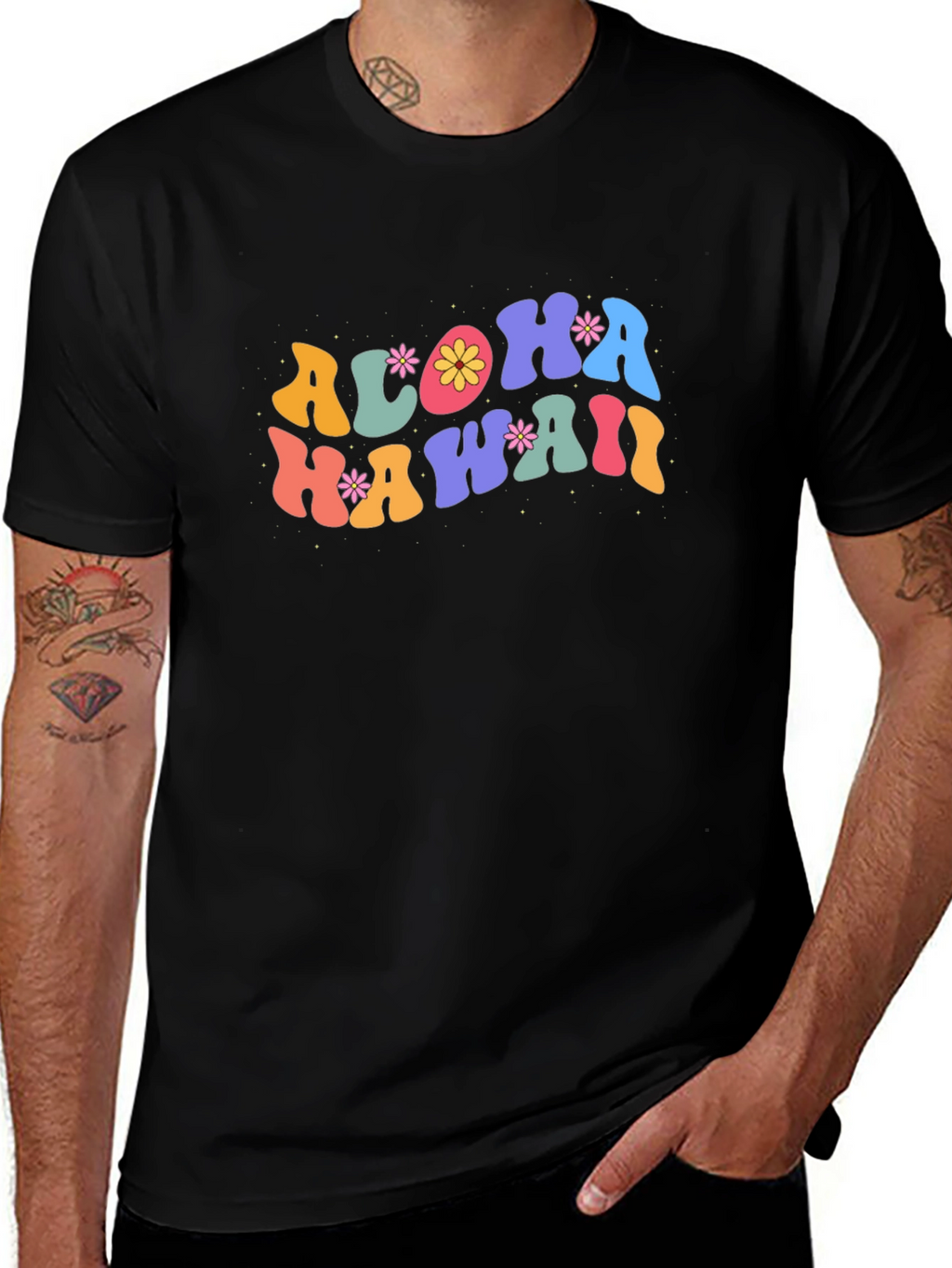 Aloha Hawaii Graphic Tee - Retro Summer Vibes