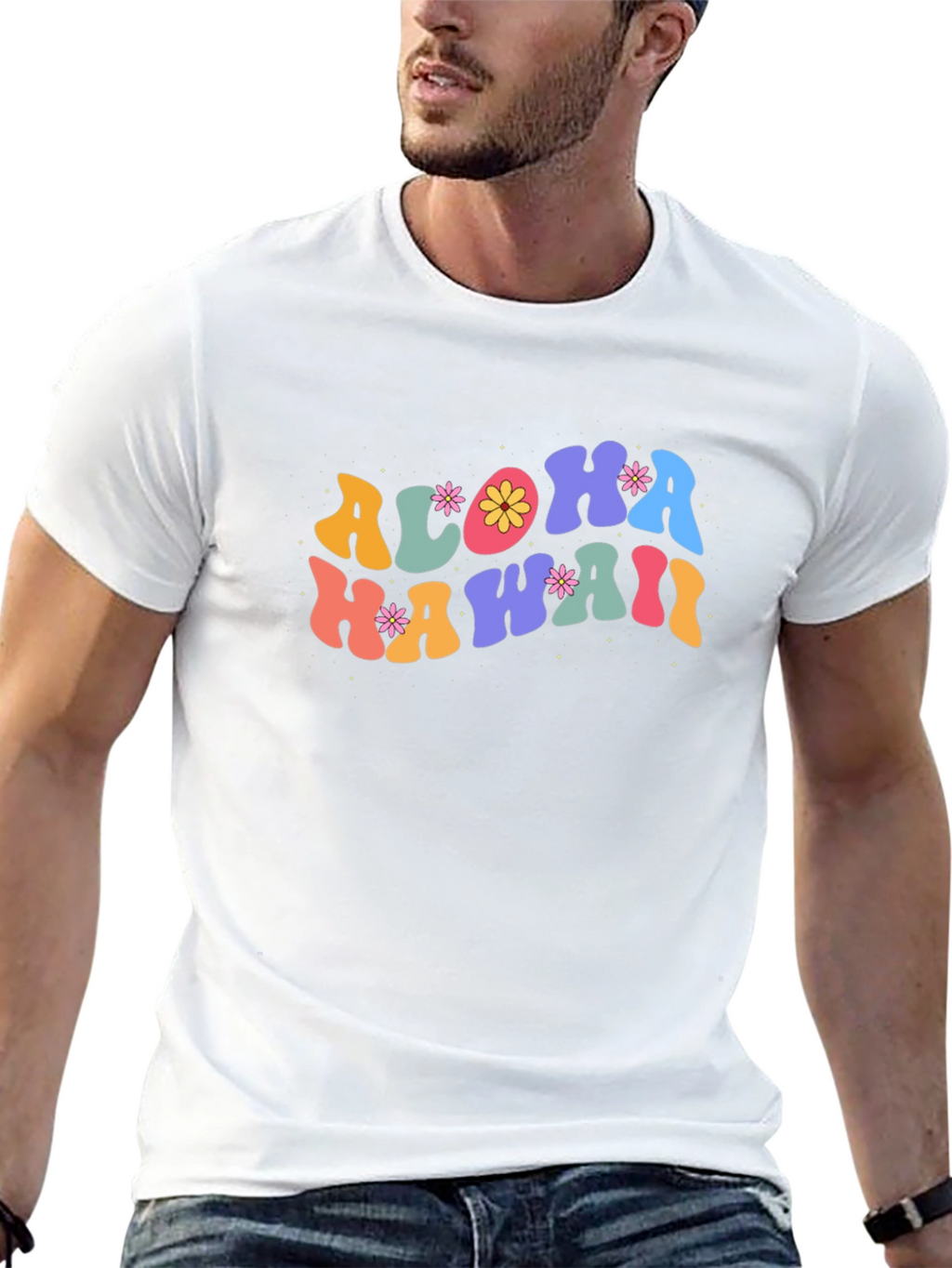 Aloha Hawaii Graphic Tee - Retro Summer Vibes