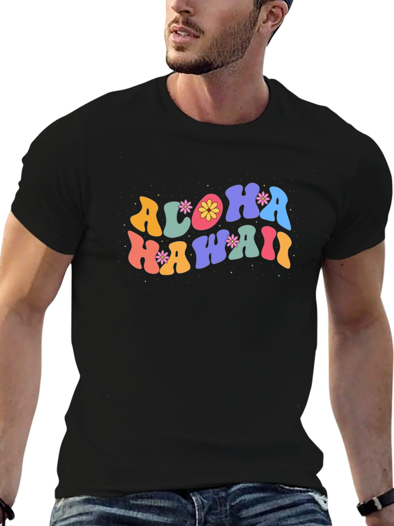 Aloha Hawaii Graphic Tee - Retro Summer Vibes