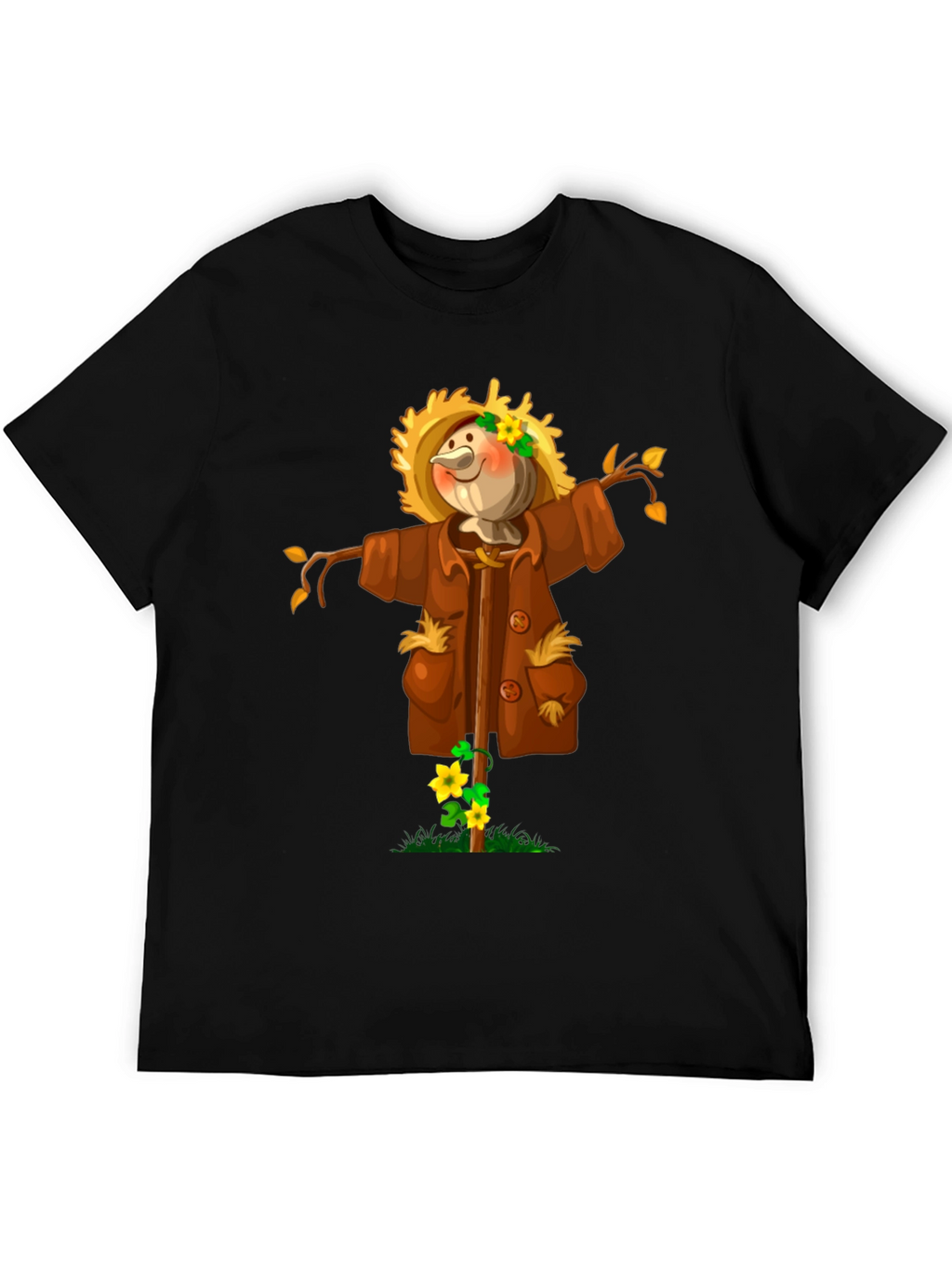 Scarecrow Graphic Tee - Fall Fashion