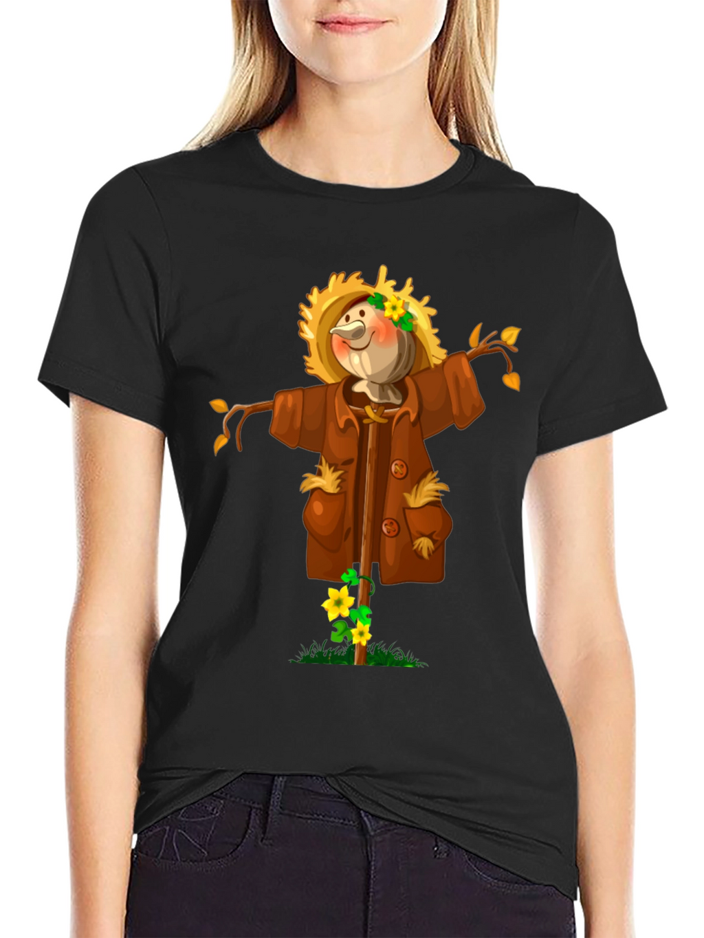 Scarecrow Graphic Tee - Fall Fashion