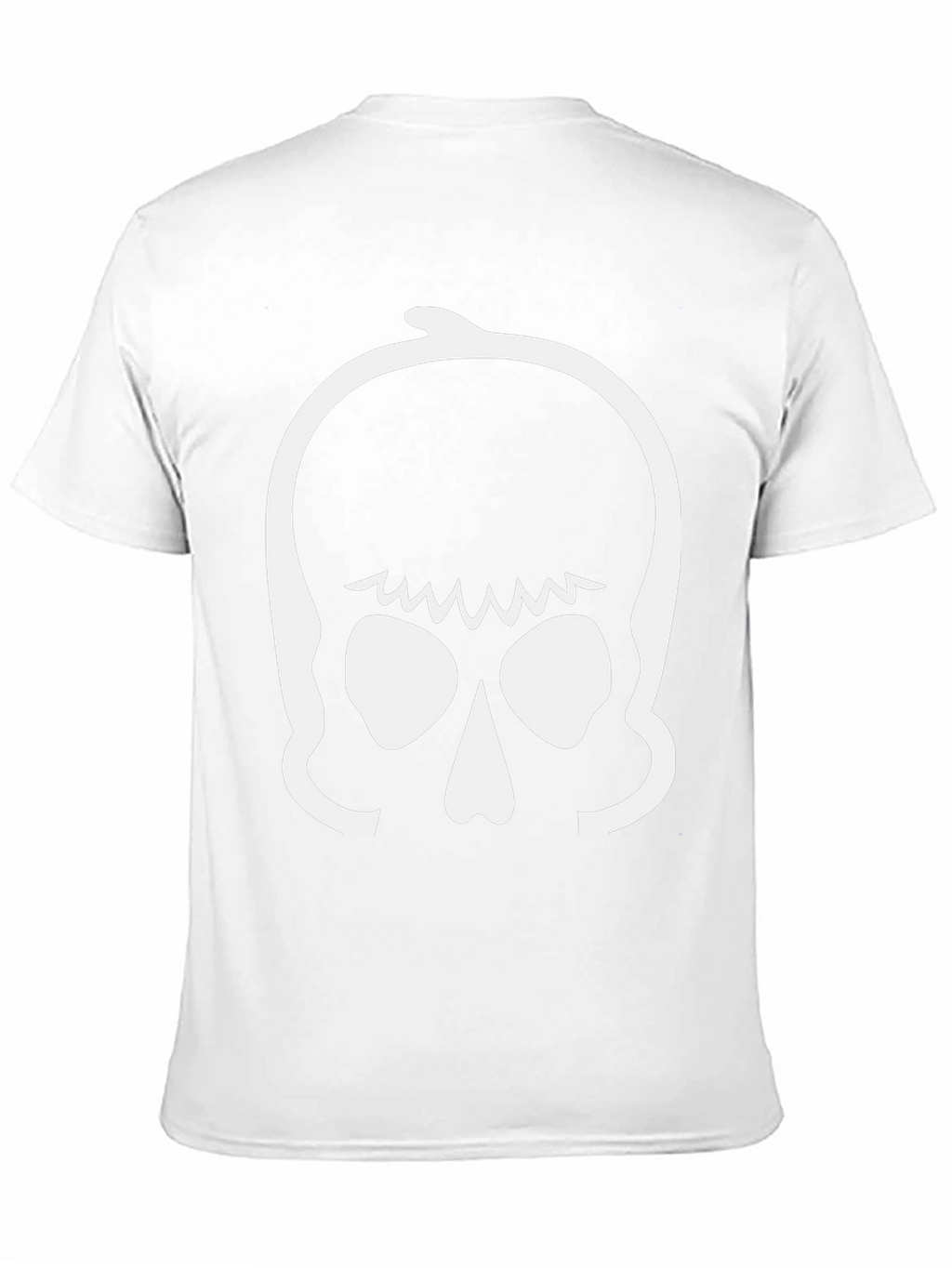 Skull Graphic Tee - Black Cotton T-Shirt