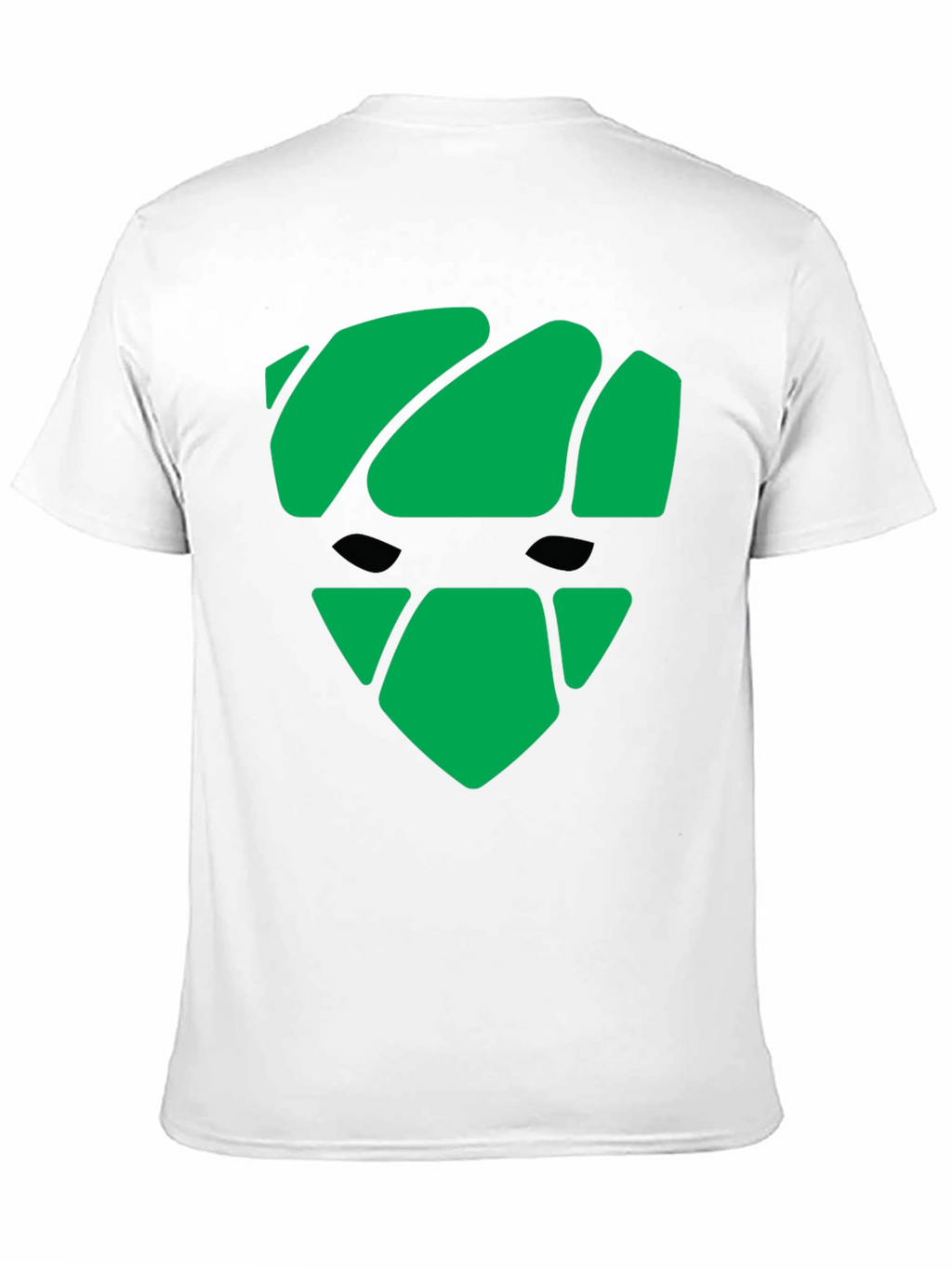 Green Graphic Black T-Shirt - Modern Shield Design