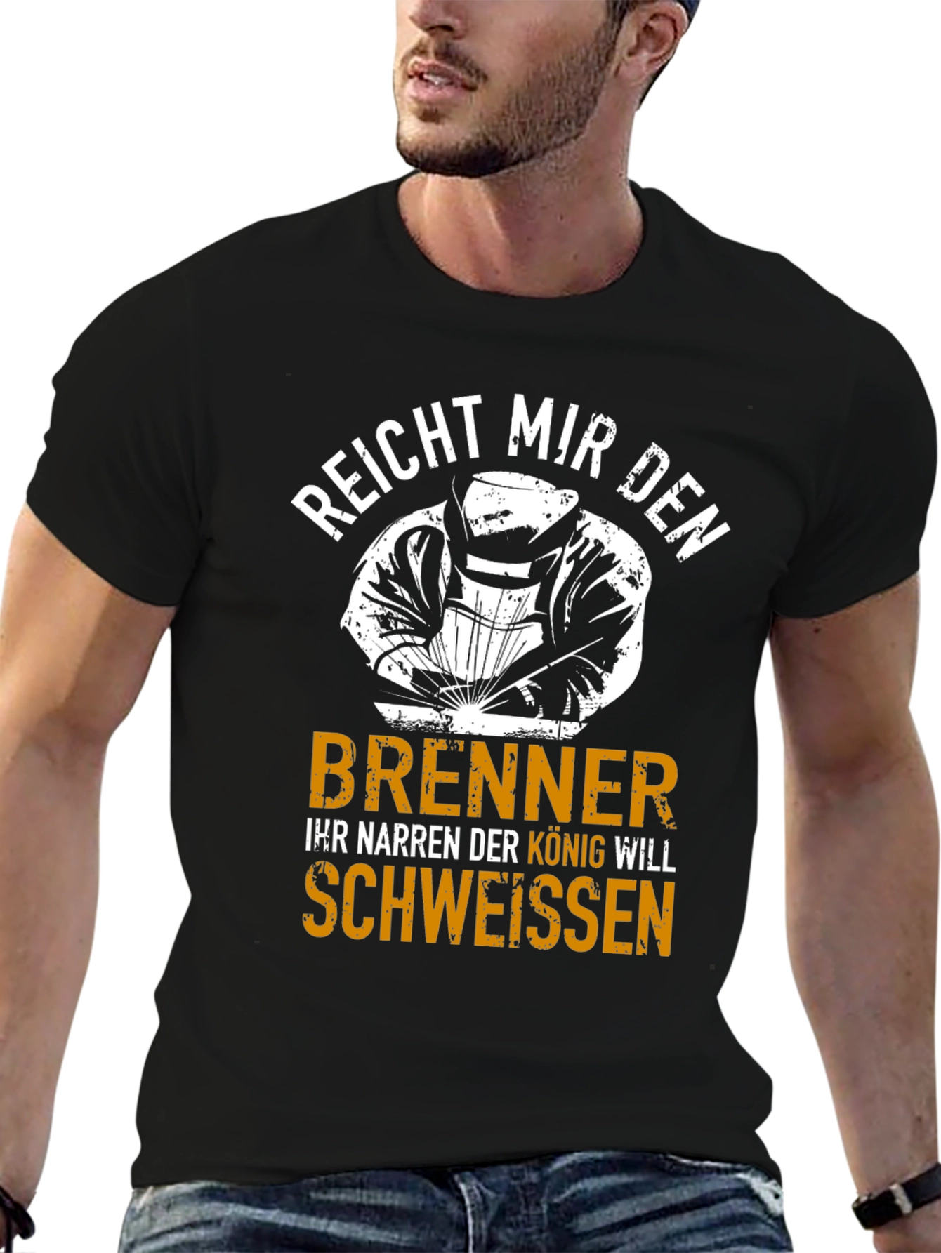 Welder King T-Shirt - Funny German Welding Tee