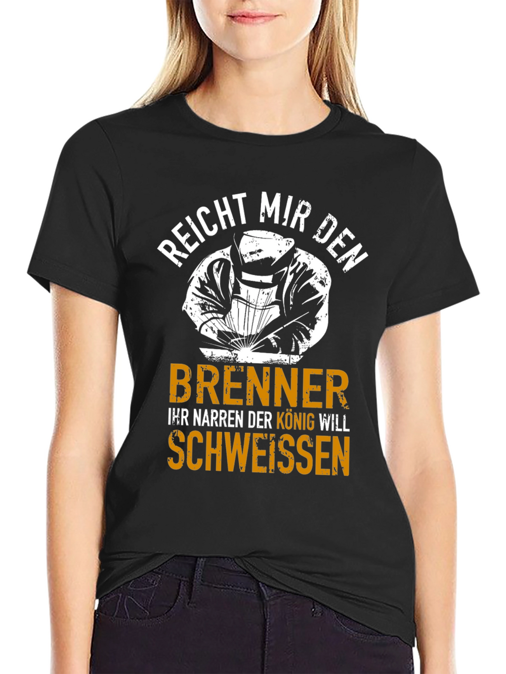 Welder King T-Shirt - Funny German Welding Tee