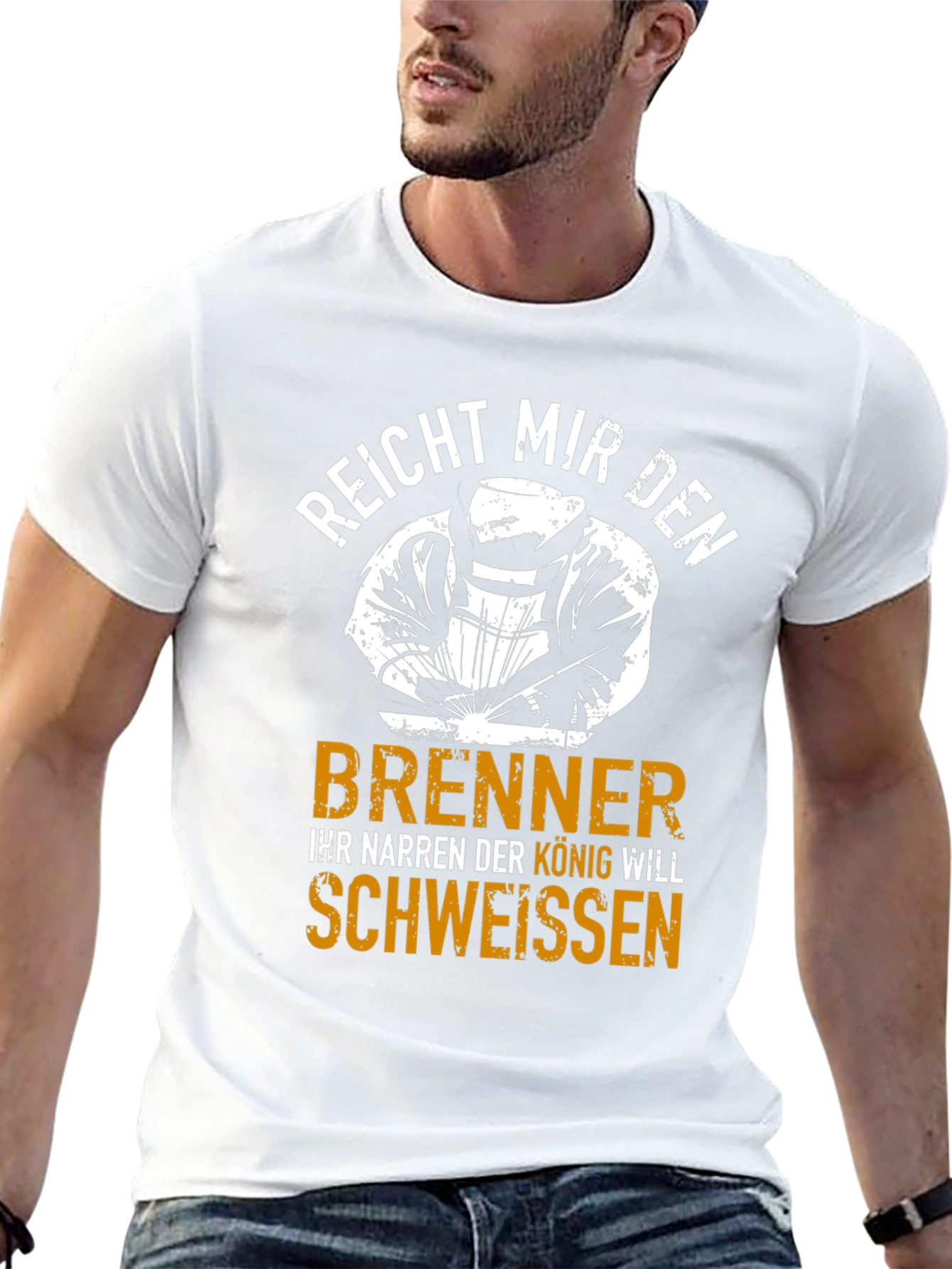 Welder King T-Shirt - Funny German Welding Tee