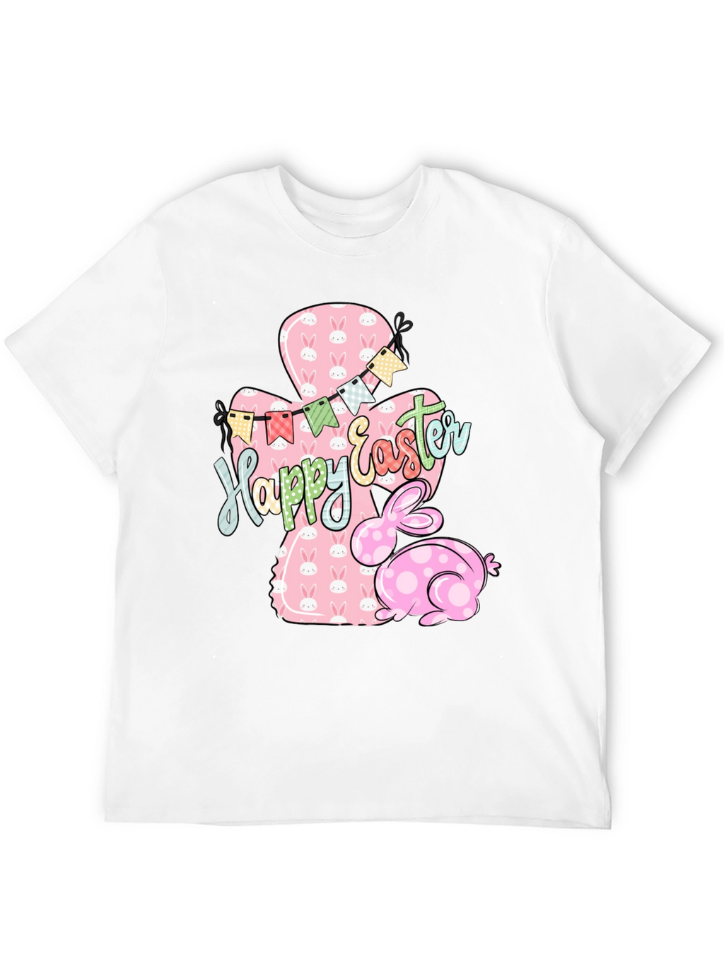 Happy Easter Bunny T-Shirt - Cute Holiday Style
