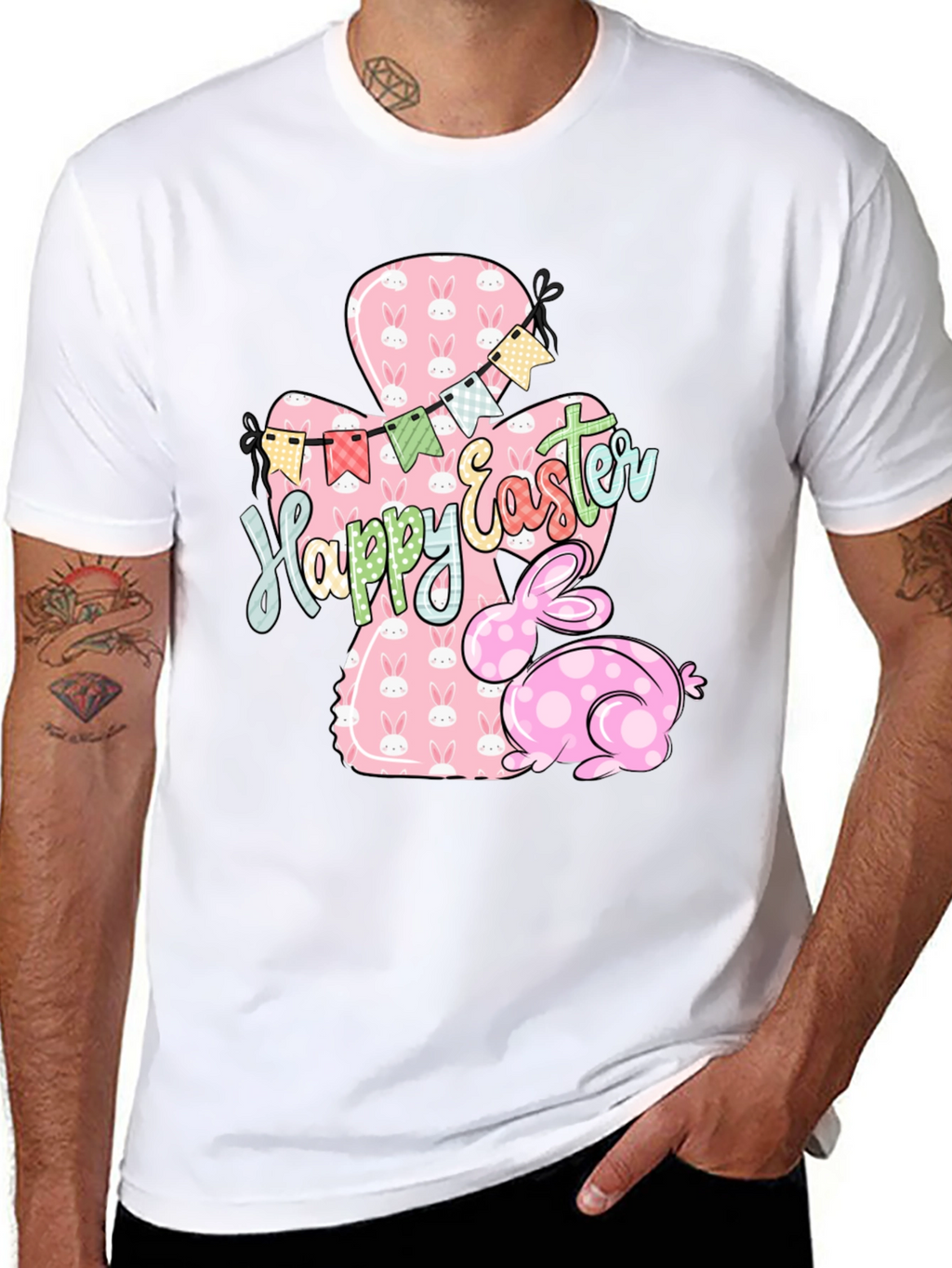 Happy Easter Bunny T-Shirt - Cute Holiday Style