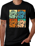 Proboscis Monkey T-Shirt Retro Pop Art Tee