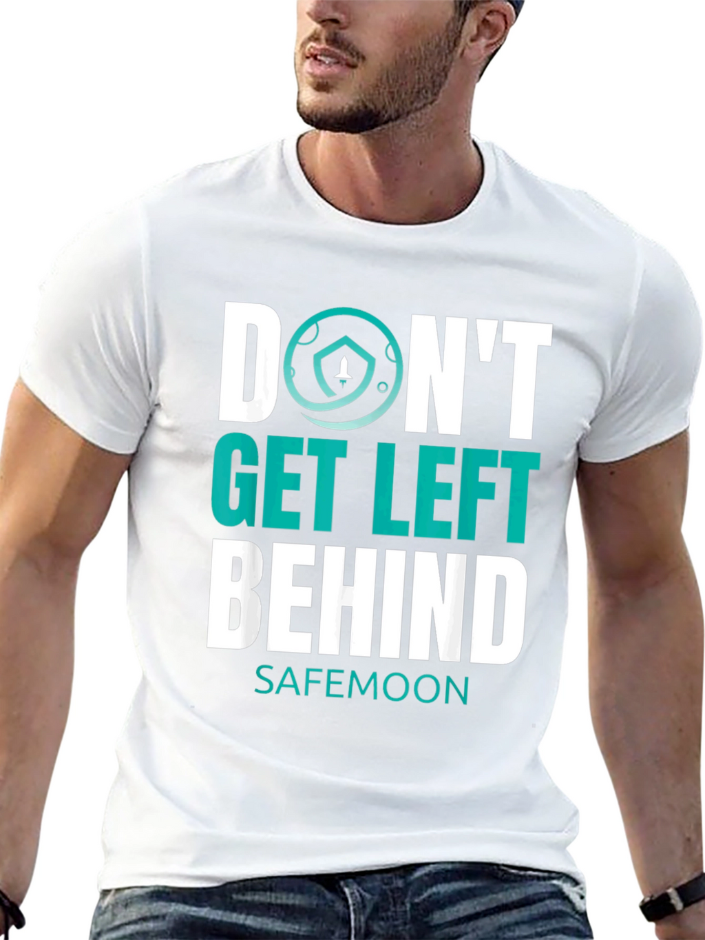 Dont Get Left Behind Safemoon Graphic T-Shirt