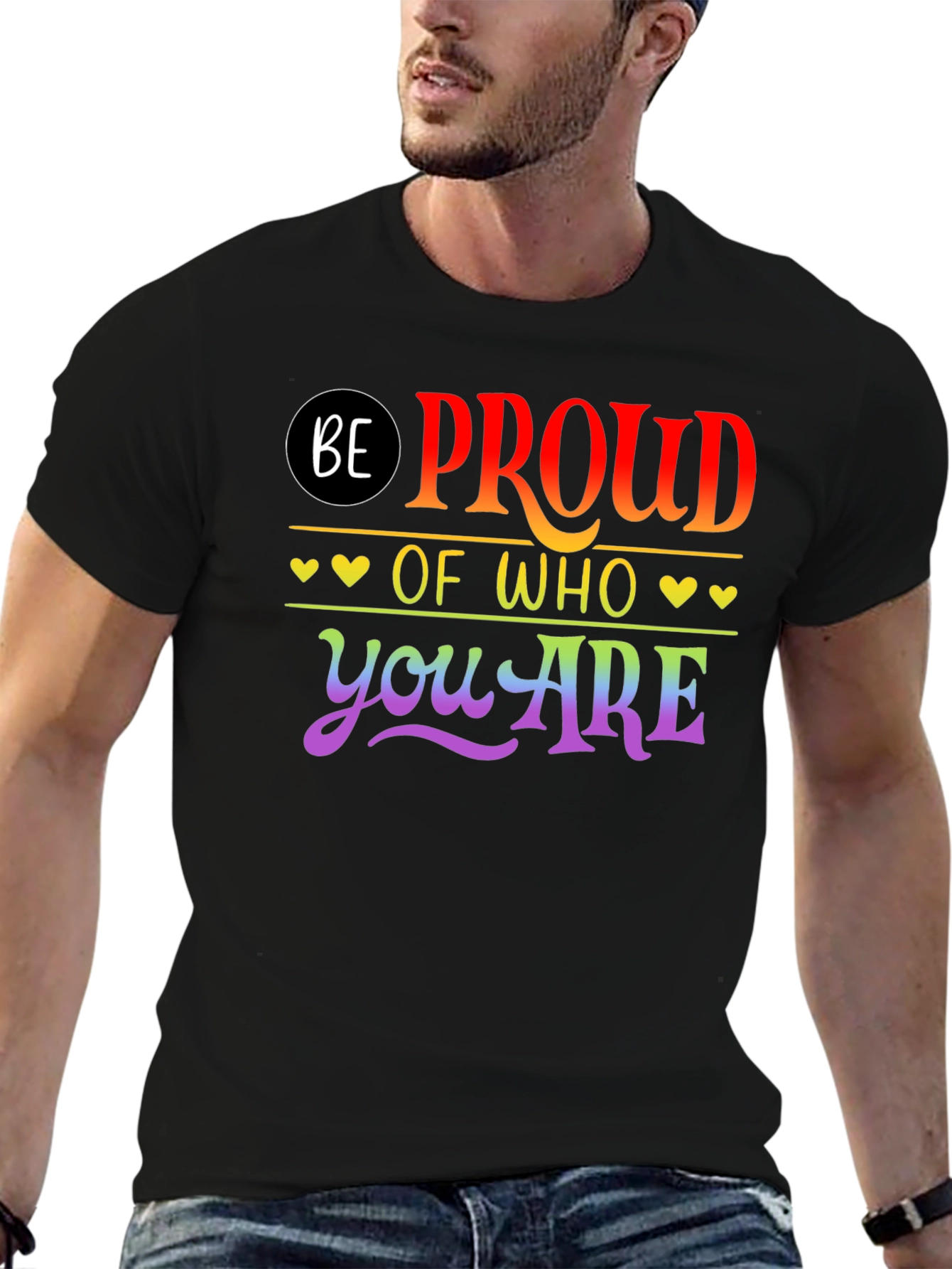 Be Proud Rainbow Pride T-Shirt