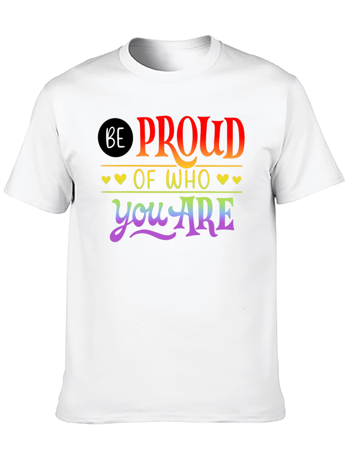 Be Proud Rainbow Pride T-Shirt