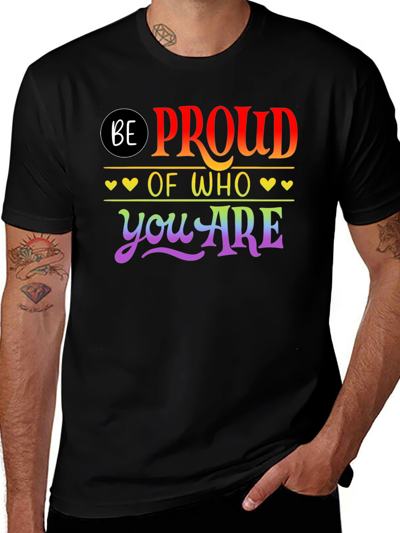 Be Proud Rainbow Pride T-Shirt