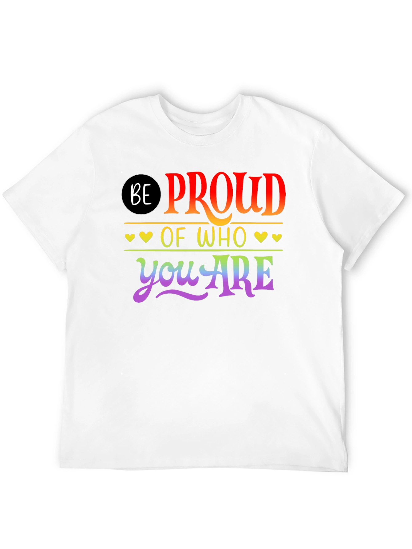 Be Proud Rainbow Pride T-Shirt
