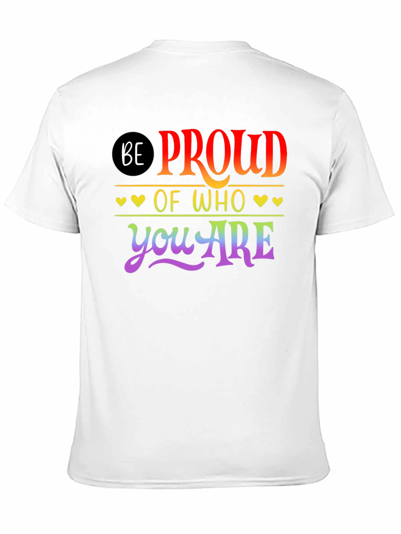Be Proud Rainbow Pride T-Shirt