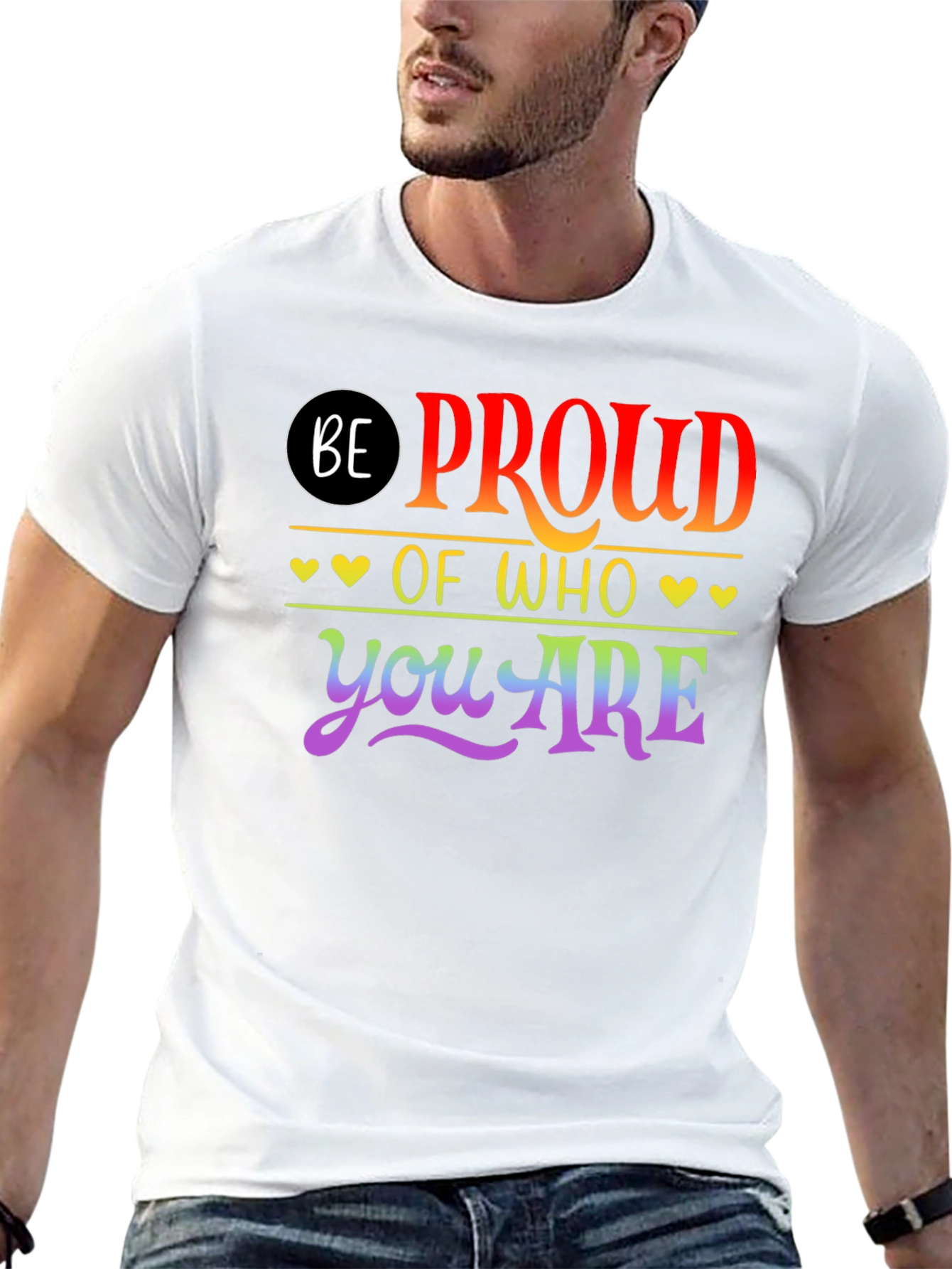 Be Proud Rainbow Pride T-Shirt