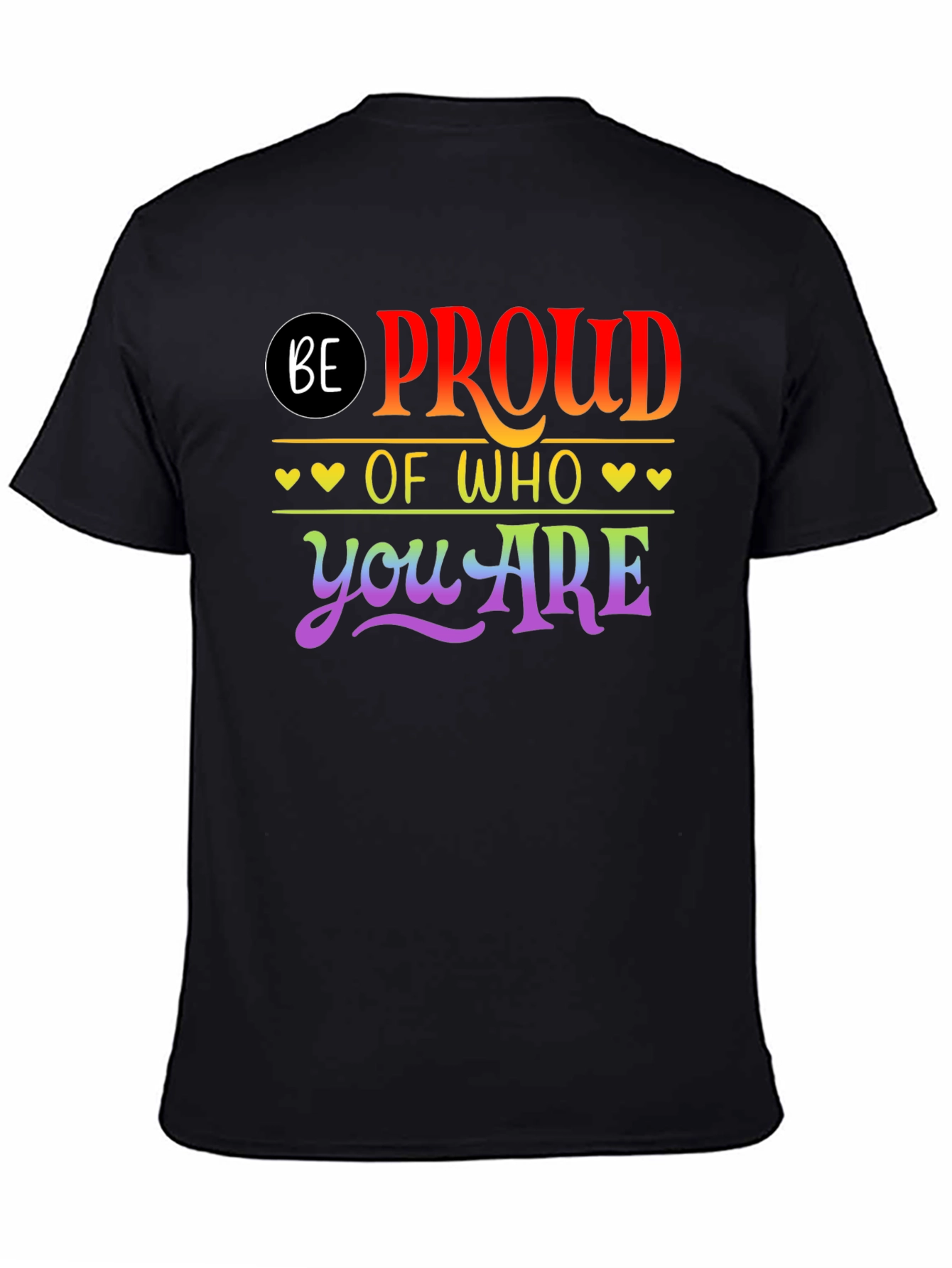 Be Proud Rainbow Pride T-Shirt