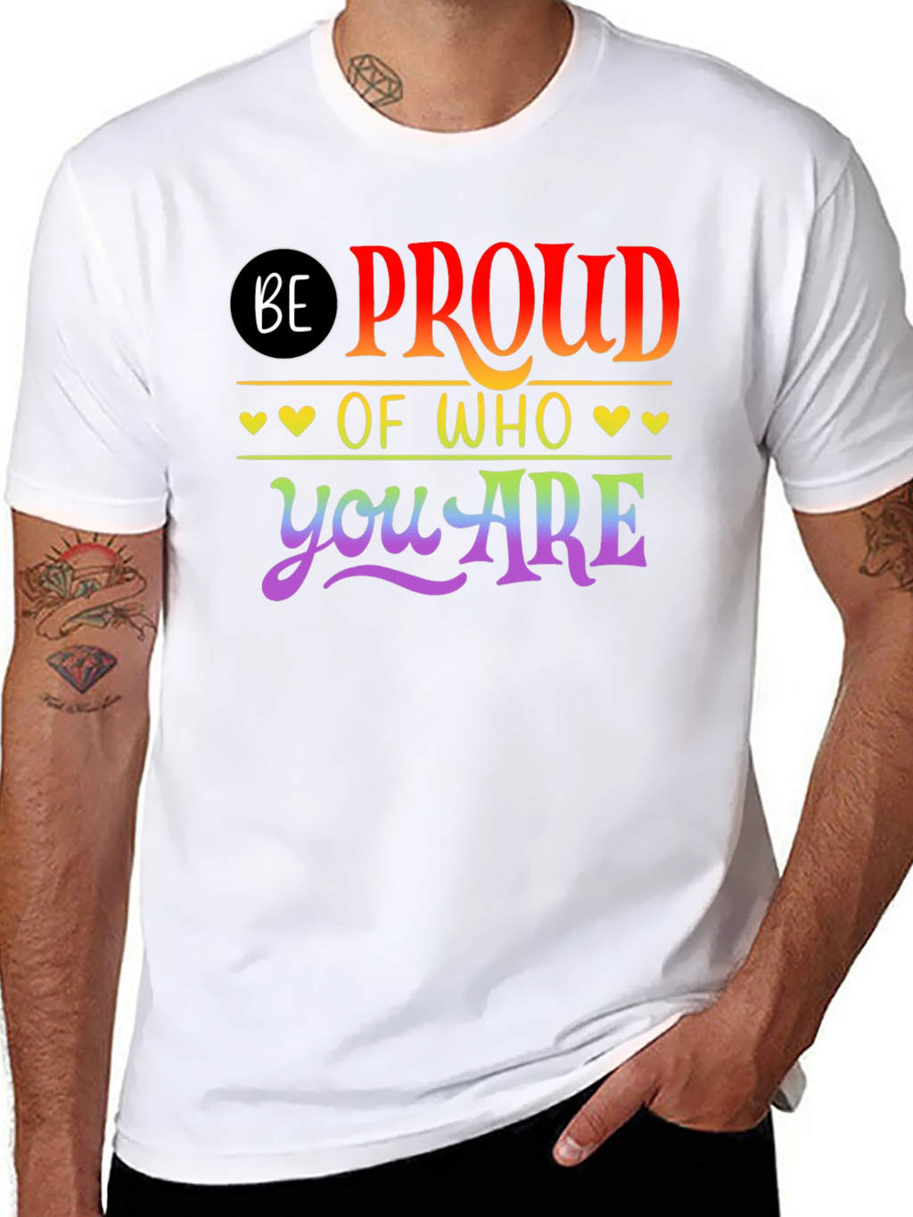 Be Proud Rainbow Pride T-Shirt