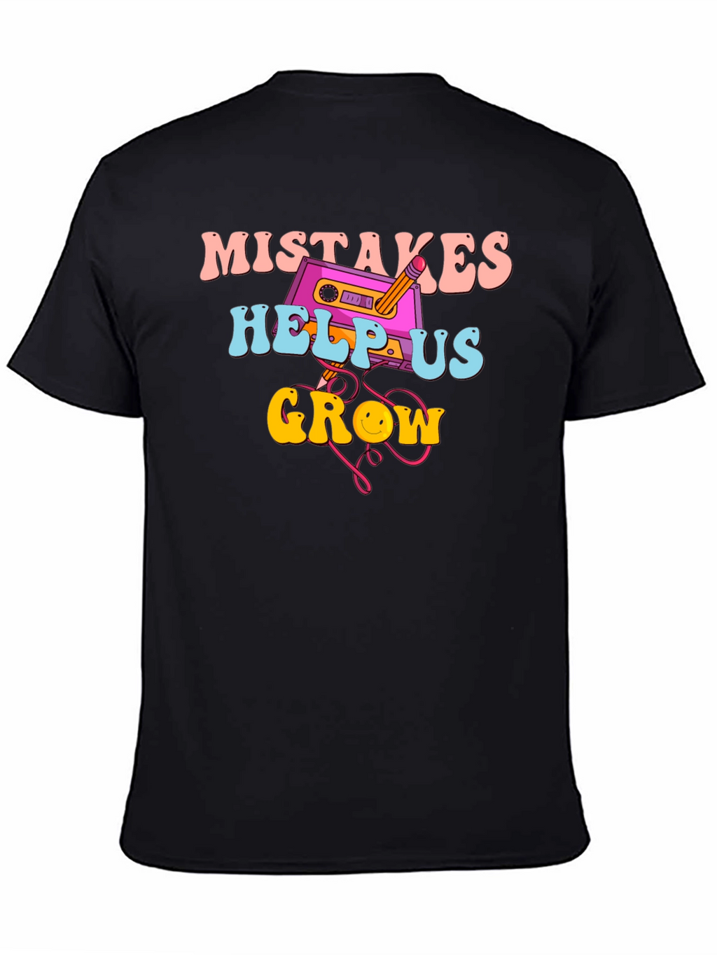 Retro Mistakes Help Us Grow Graphic Tee
