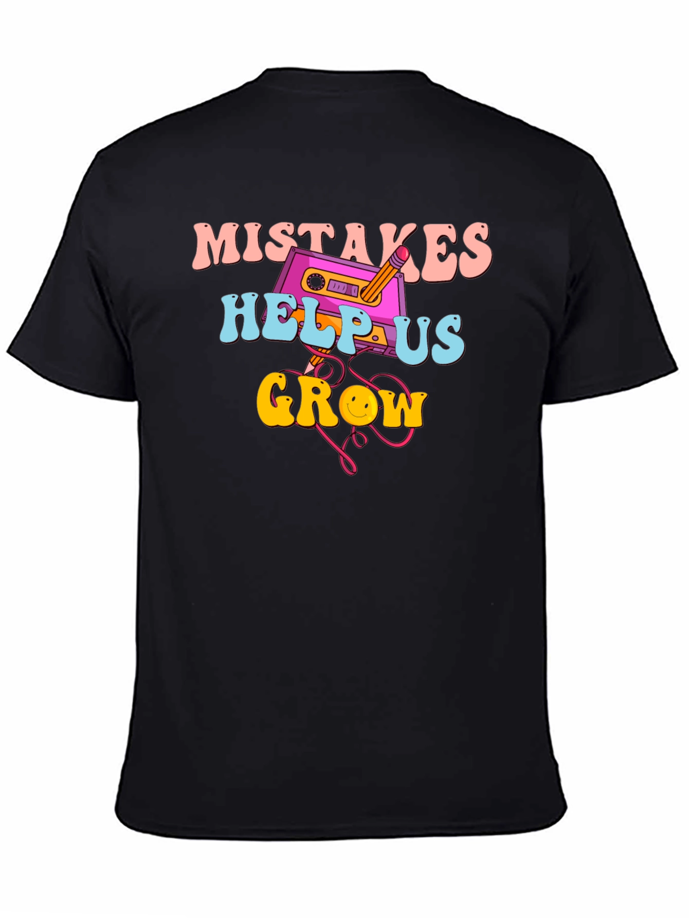 Retro Mistakes Help Us Grow Graphic Tee