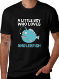 Anglerfish Lover T-Shirt - Boys Novelty Tee