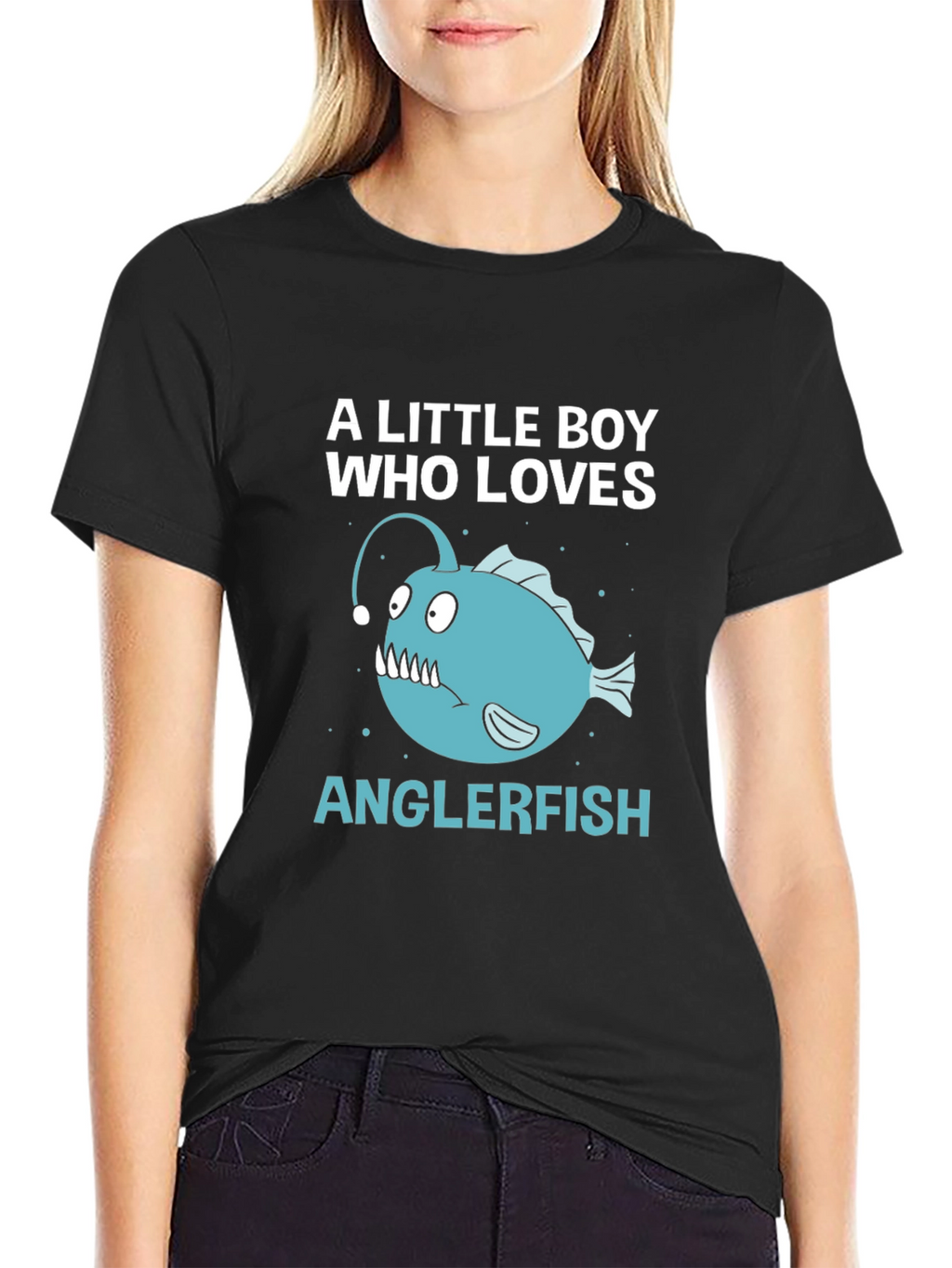 Anglerfish Lover T-Shirt - Boys Novelty Tee
