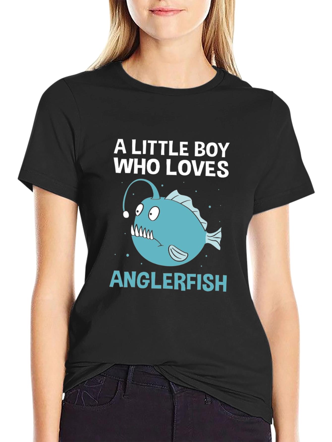 Anglerfish Lover T-Shirt - Boys Novelty Tee