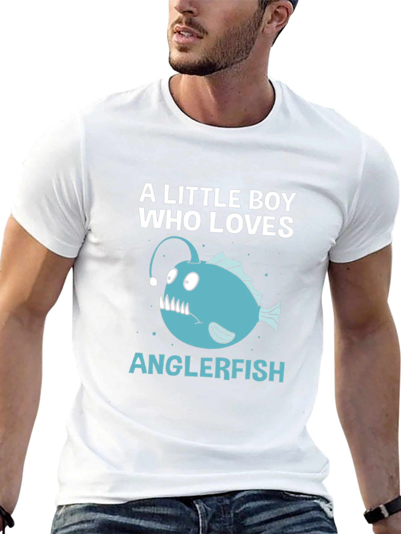 Anglerfish Lover T-Shirt - Boys Novelty Tee