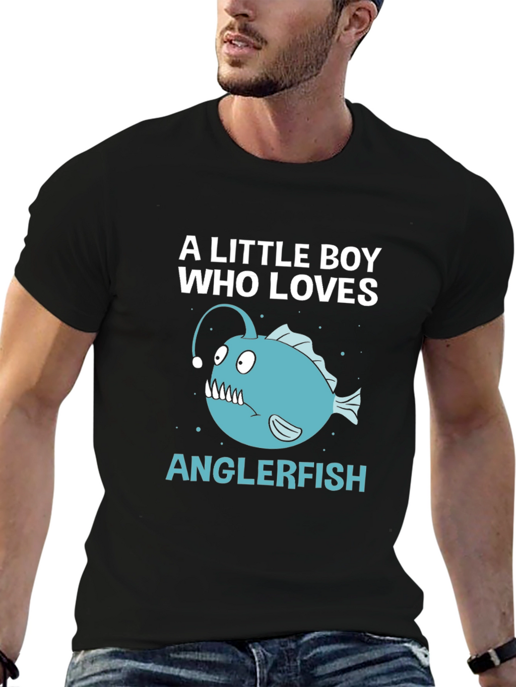 Anglerfish Lover T-Shirt - Boys Novelty Tee