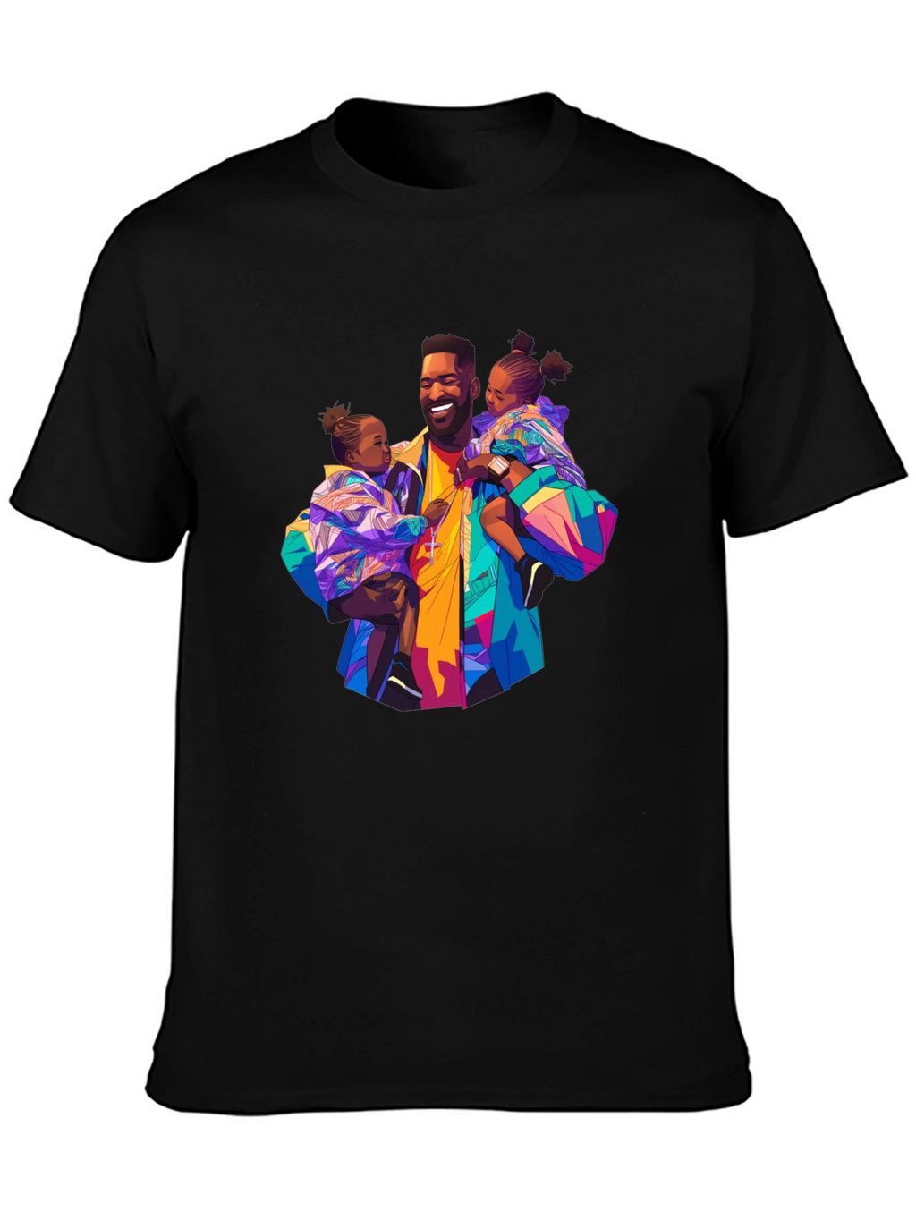 Dad and Daughters Graphic Tee - Stylish & Unique