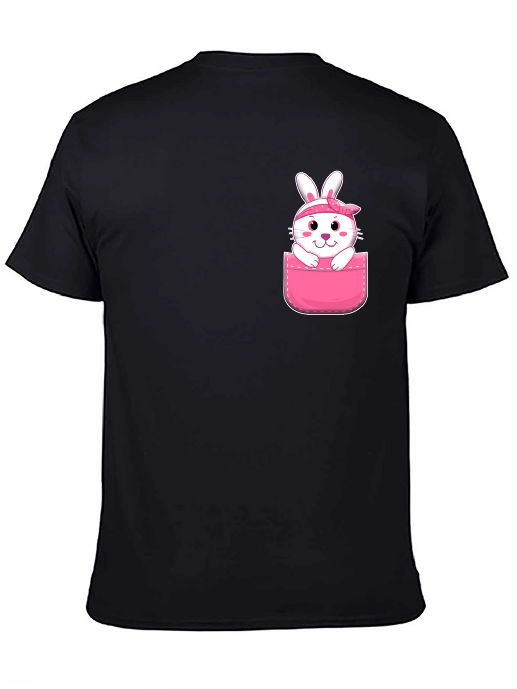 Cute Bunny Pocket T-Shirt