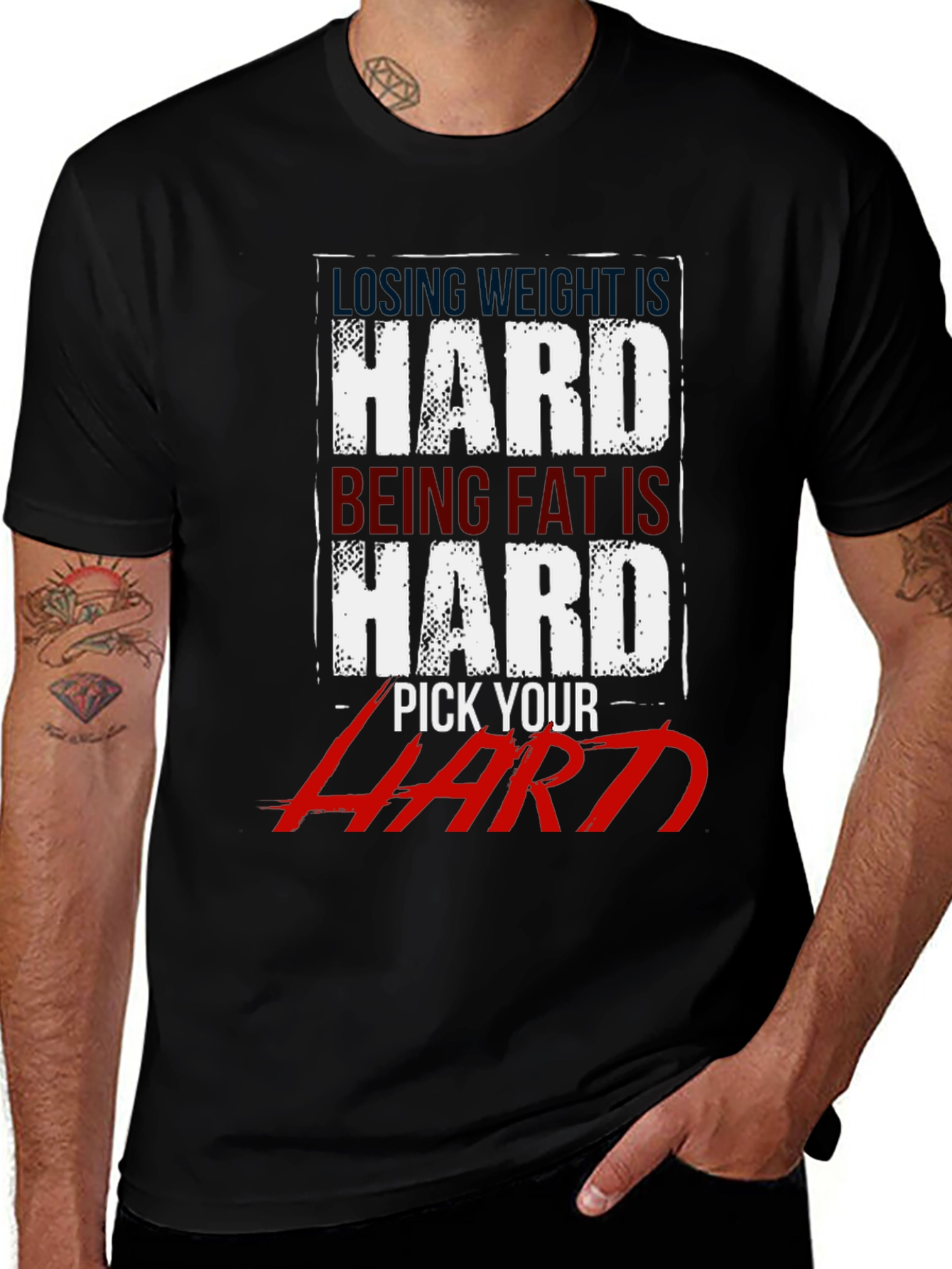 Pick Your Hard T-Shirt: Fitness Motivation Tee