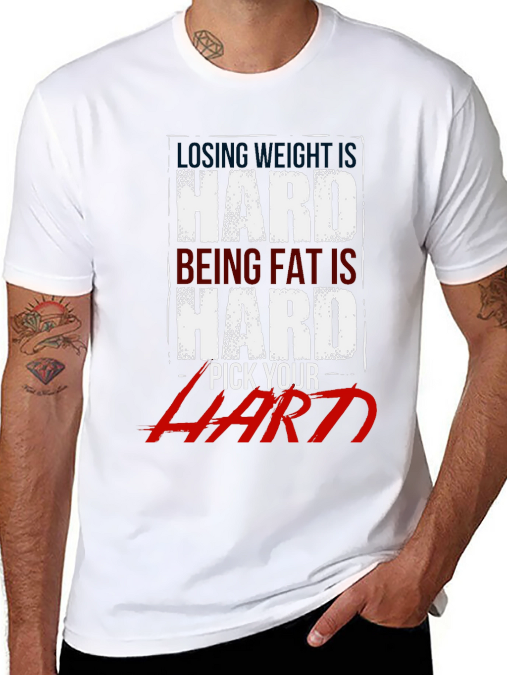 Pick Your Hard T-Shirt: Fitness Motivation Tee