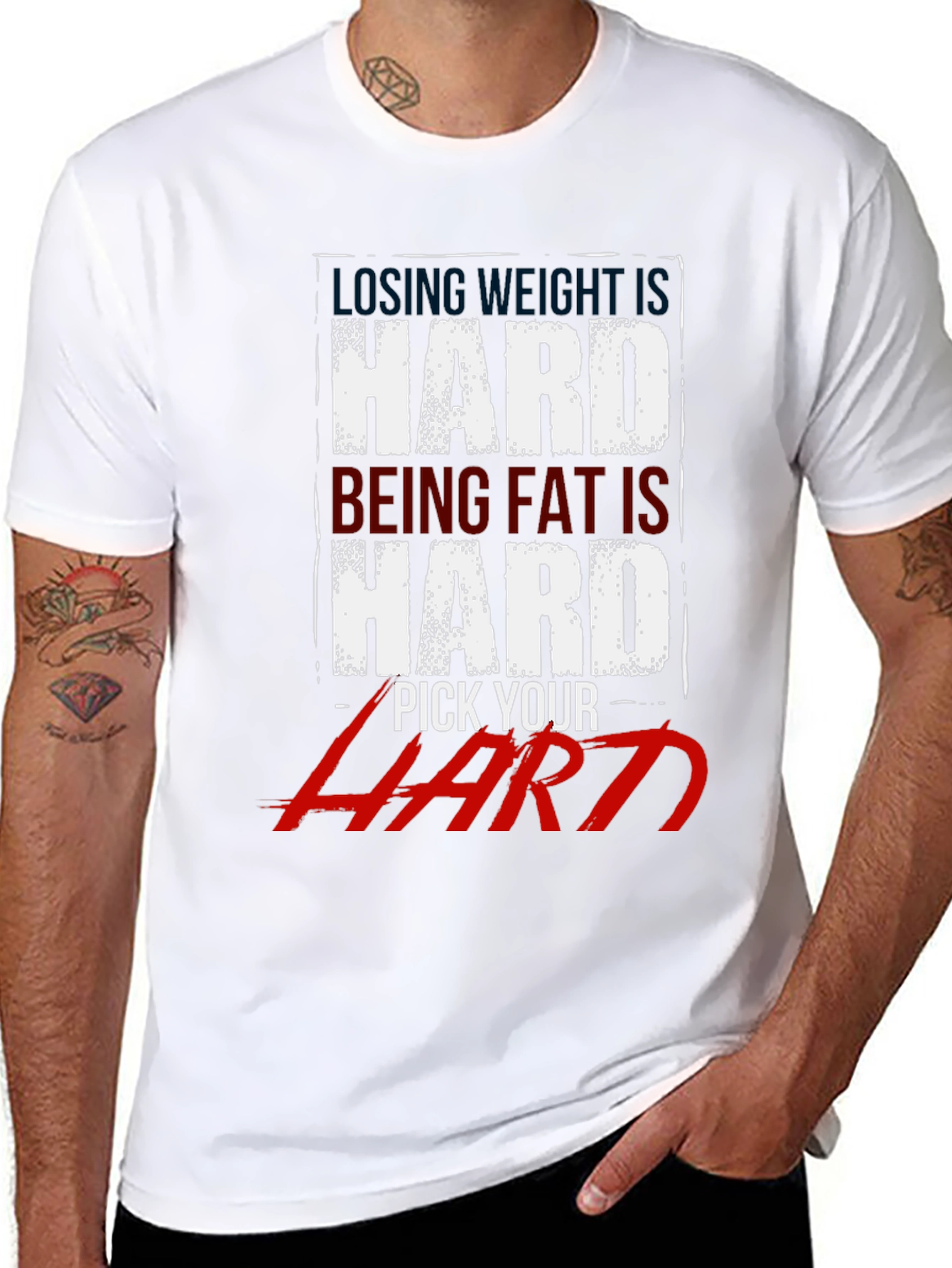 Pick Your Hard T-Shirt: Fitness Motivation Tee