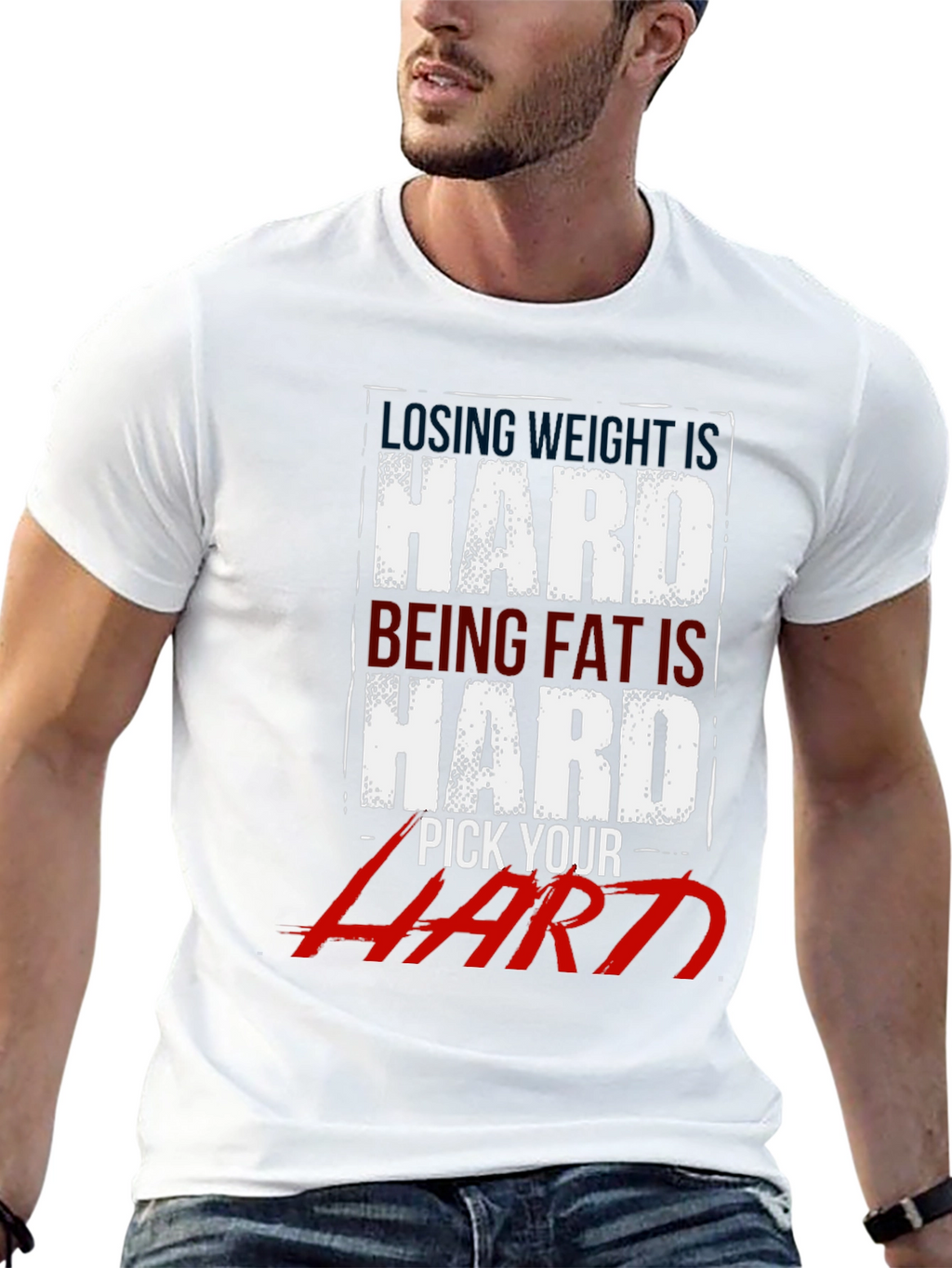 Pick Your Hard T-Shirt: Fitness Motivation Tee