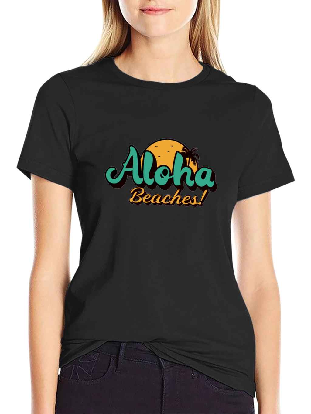 Aloha Beaches Graphic Tee - Summer Vacation Shirt