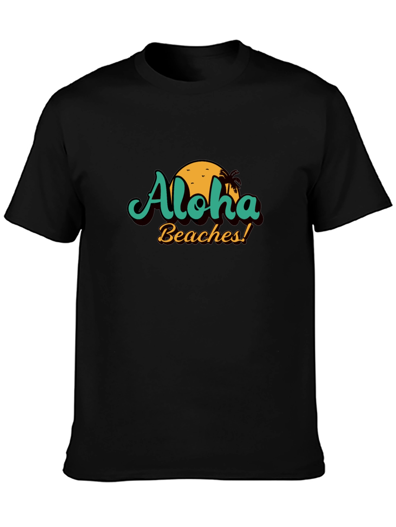Aloha Beaches Graphic Tee - Summer Vacation Shirt