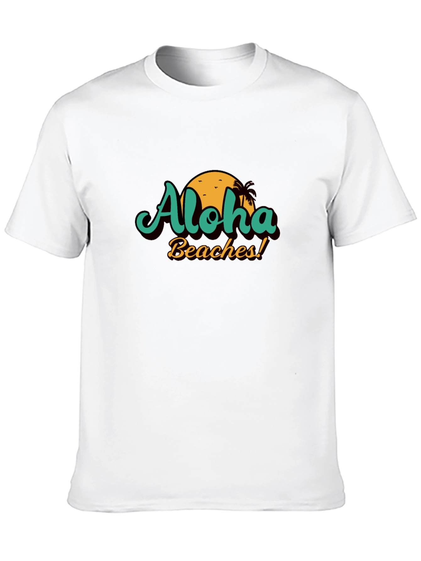 Aloha Beaches Graphic Tee - Summer Vacation Shirt