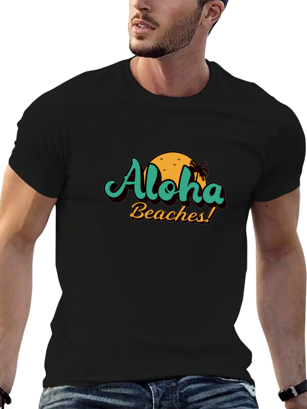 Aloha Beaches Graphic Tee - Summer Vacation Shirt