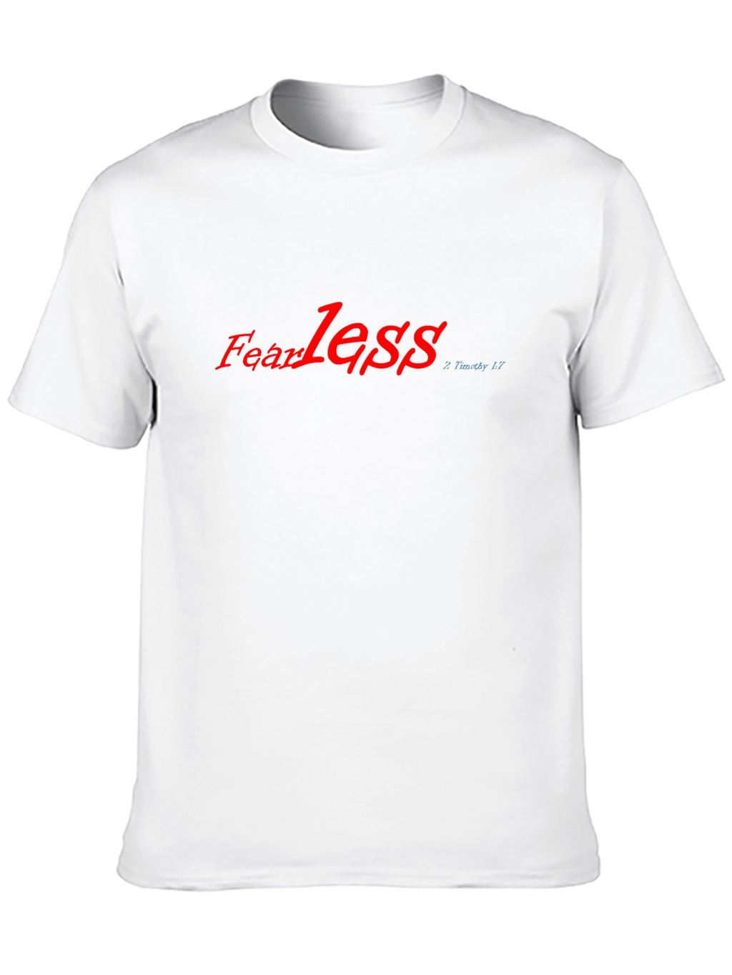 Fearless Graphic Print Crew Neck T-Shirt