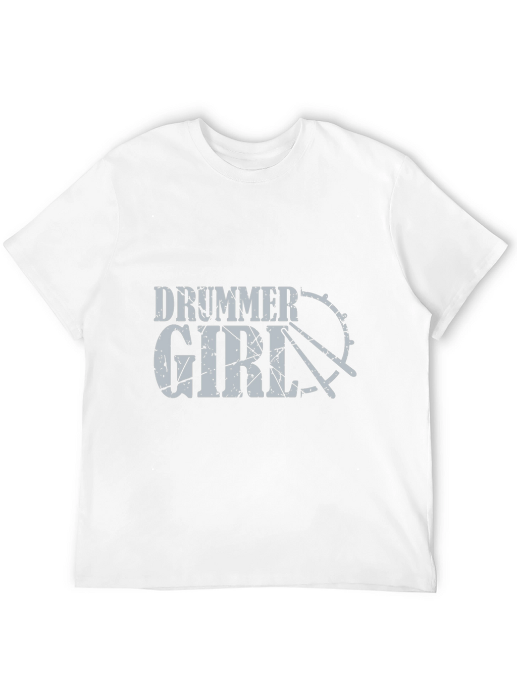Drummer Girl Graphic Tee - Music Lovers T-Shirt