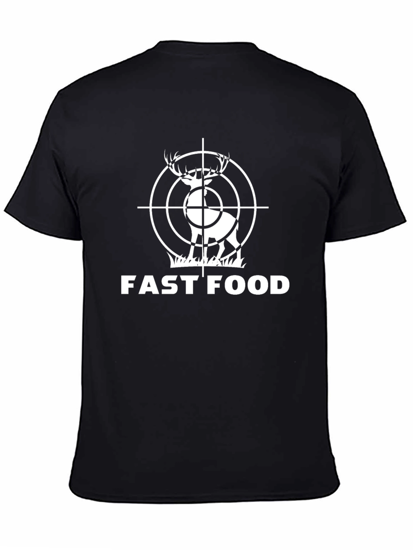 Fast Food Hunting T-Shirt - Novelty Graphic Tee