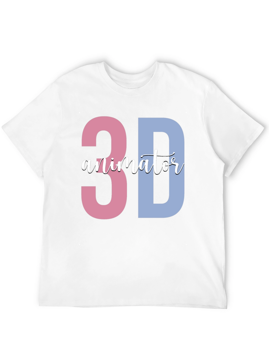 3D Animator Black T-Shirt - Unique Design